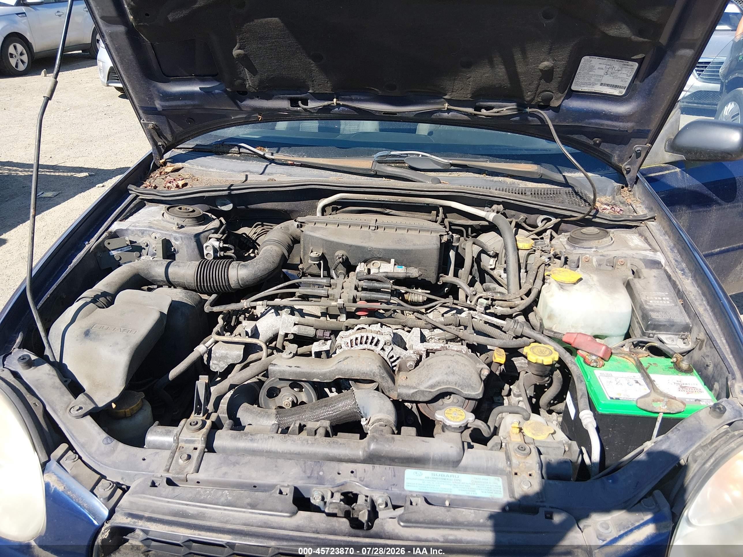 2003 Subaru Impreza 2.5ts Синий vin: JF1GG65513H802361