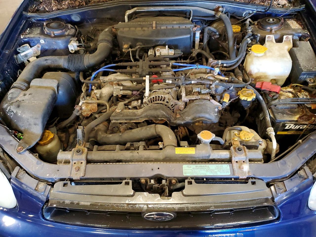 2003 Subaru Impreza Ts Blue vin: JF1GG65533G802321