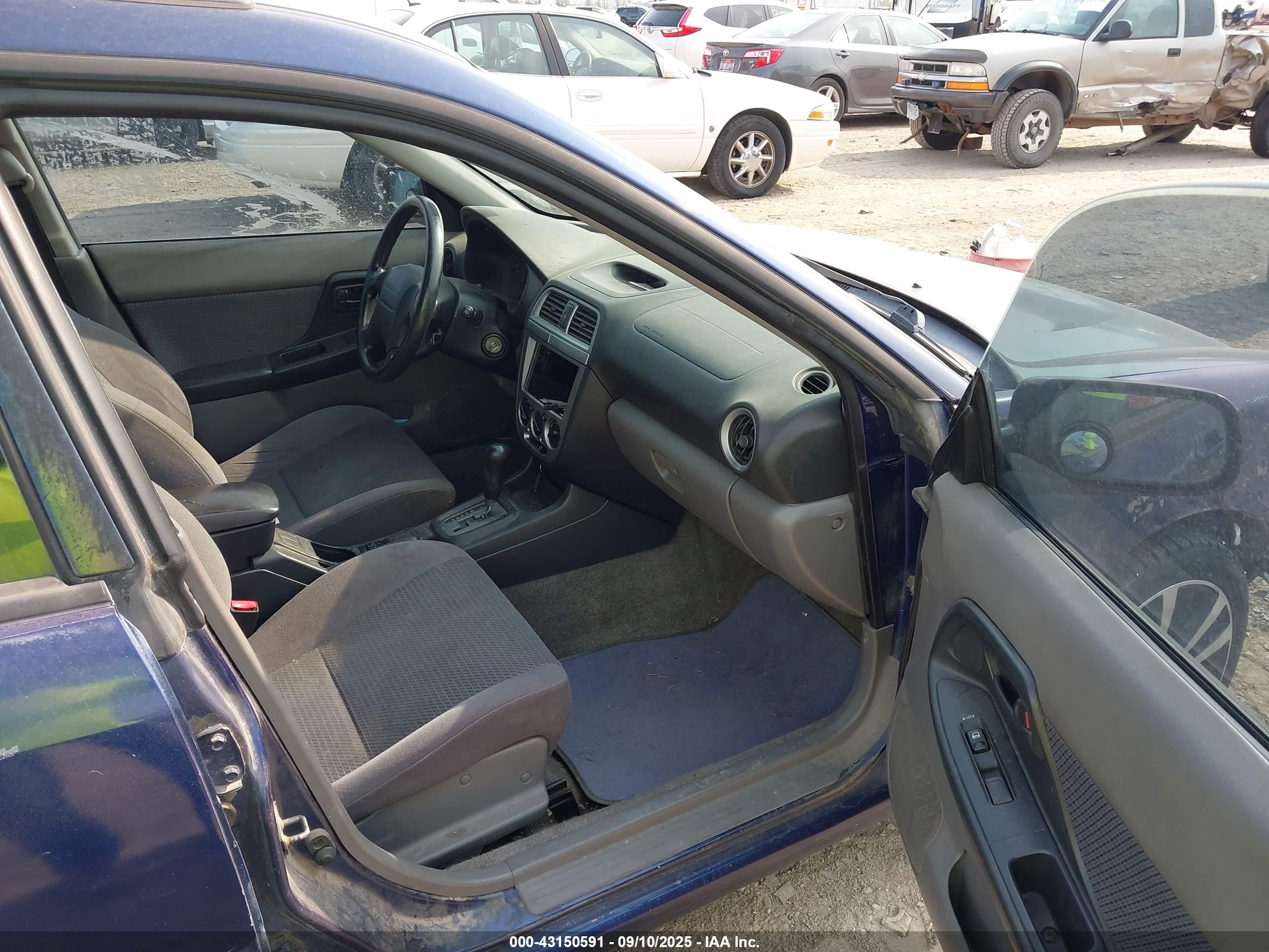2003 Subaru Impreza 2.5ts Blue vin: JF1GG65533H808923