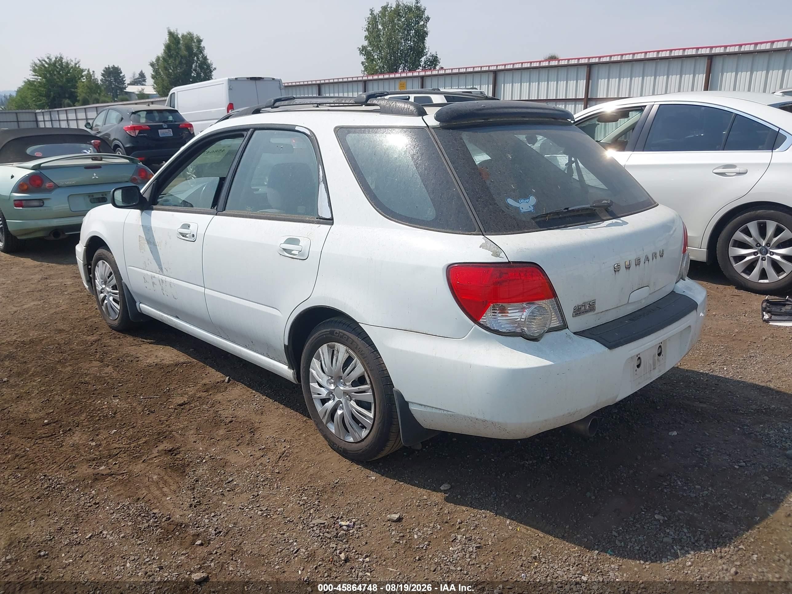 2004 Subaru Impreza 2.5ts White vin: JF1GG65594H803856