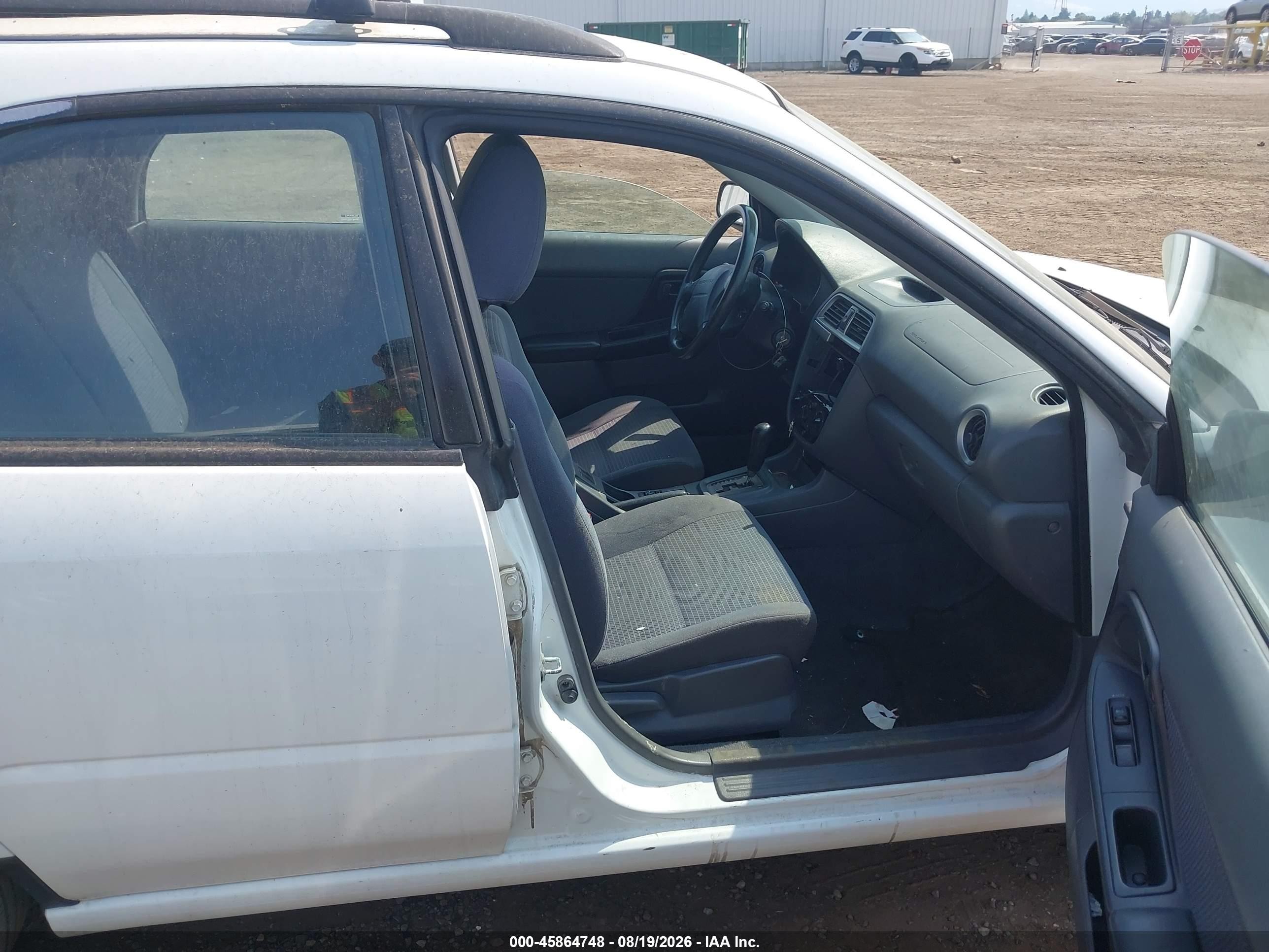 2004 Subaru Impreza 2.5ts White vin: JF1GG65594H803856