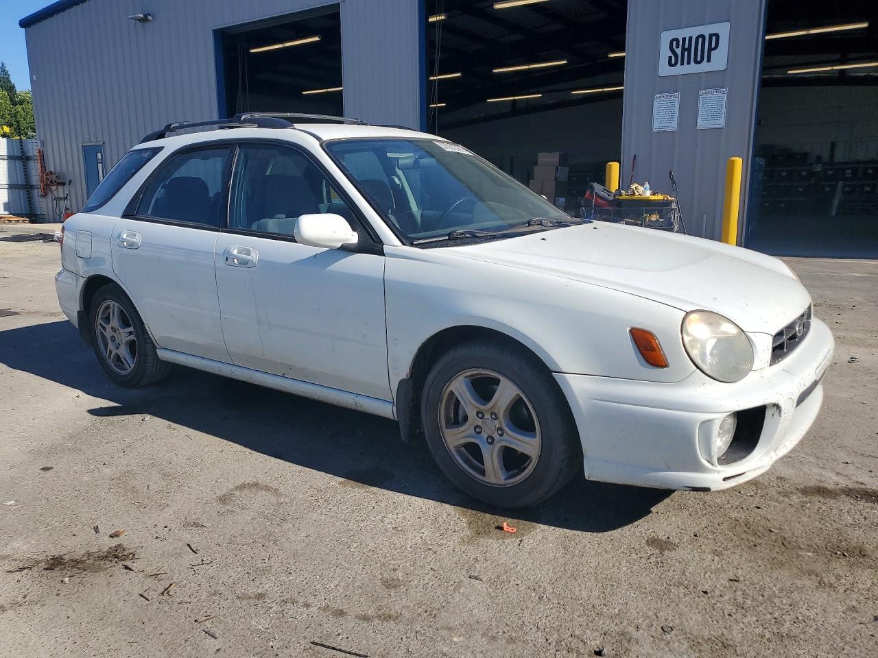 2002 Subaru Impreza Ts White vin: JF1GG655X2H824891