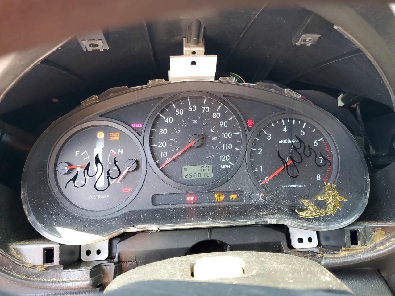 2005 Subaru Impreza Rs Blue vin: JF1GG67525H800196