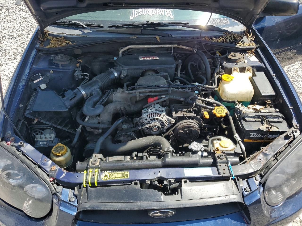 2005 Subaru Impreza Rs Blue vin: JF1GG67525H800196