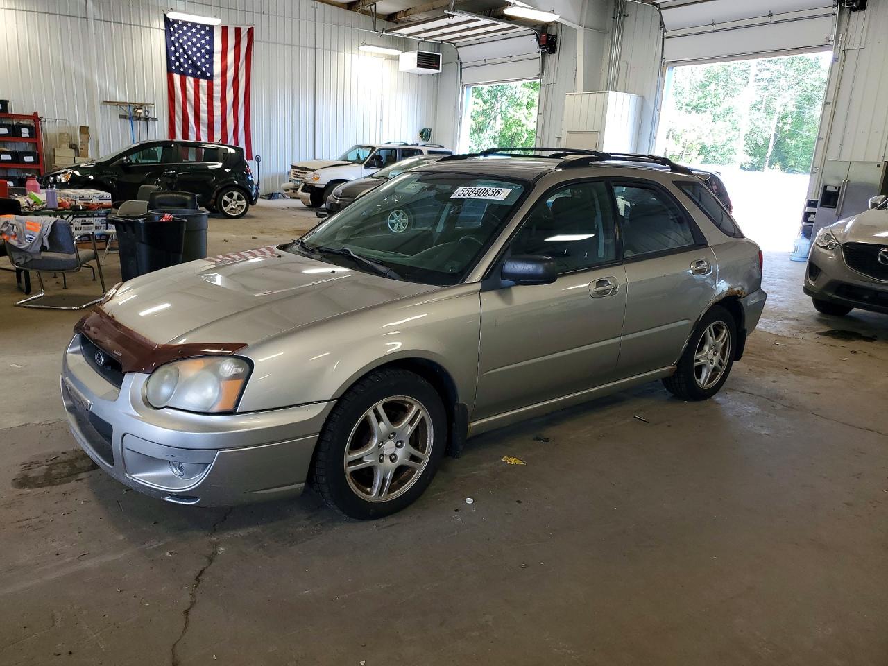 2005 Subaru Impreza Rs Silver vin: JF1GG67555H800693