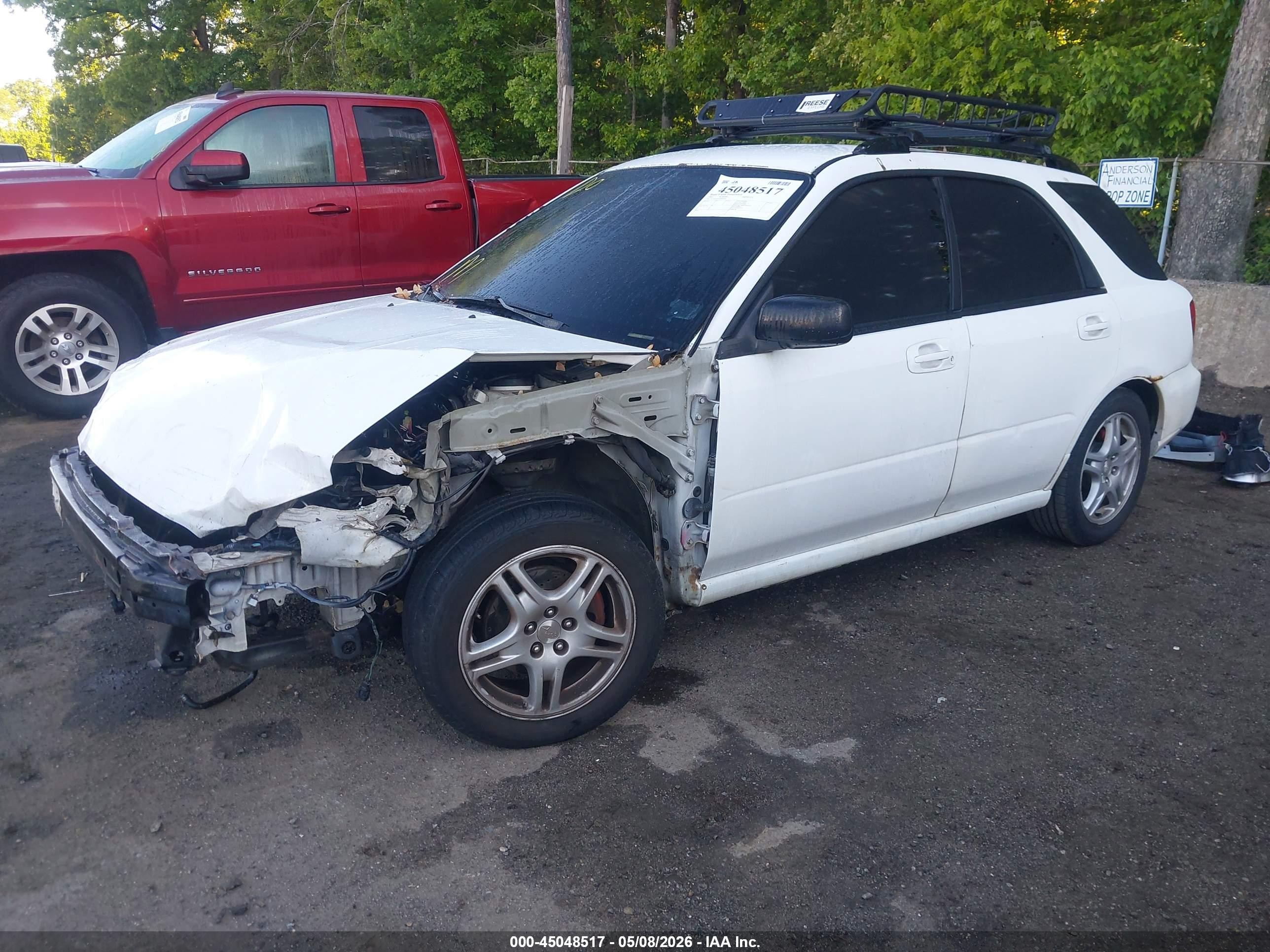 2005 Subaru Impreza 2.5rs Белый vin: JF1GG67555H804520
