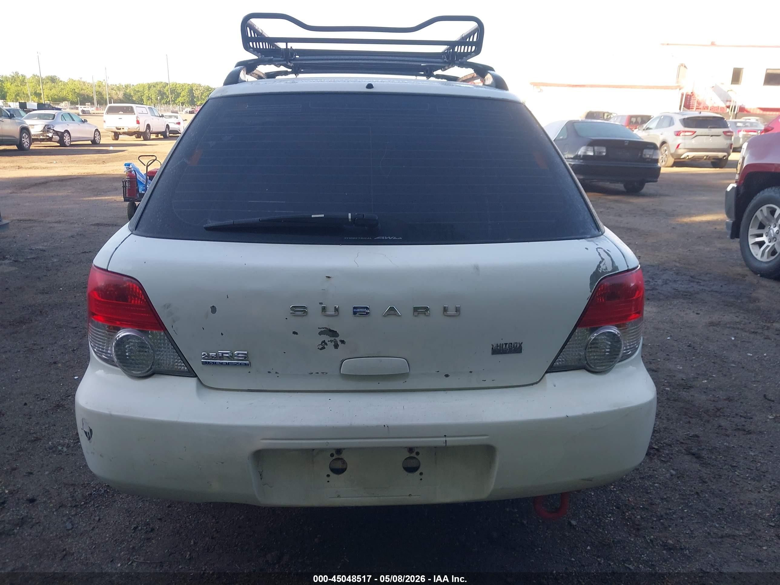 2005 Subaru Impreza 2.5rs Белый vin: JF1GG67555H804520