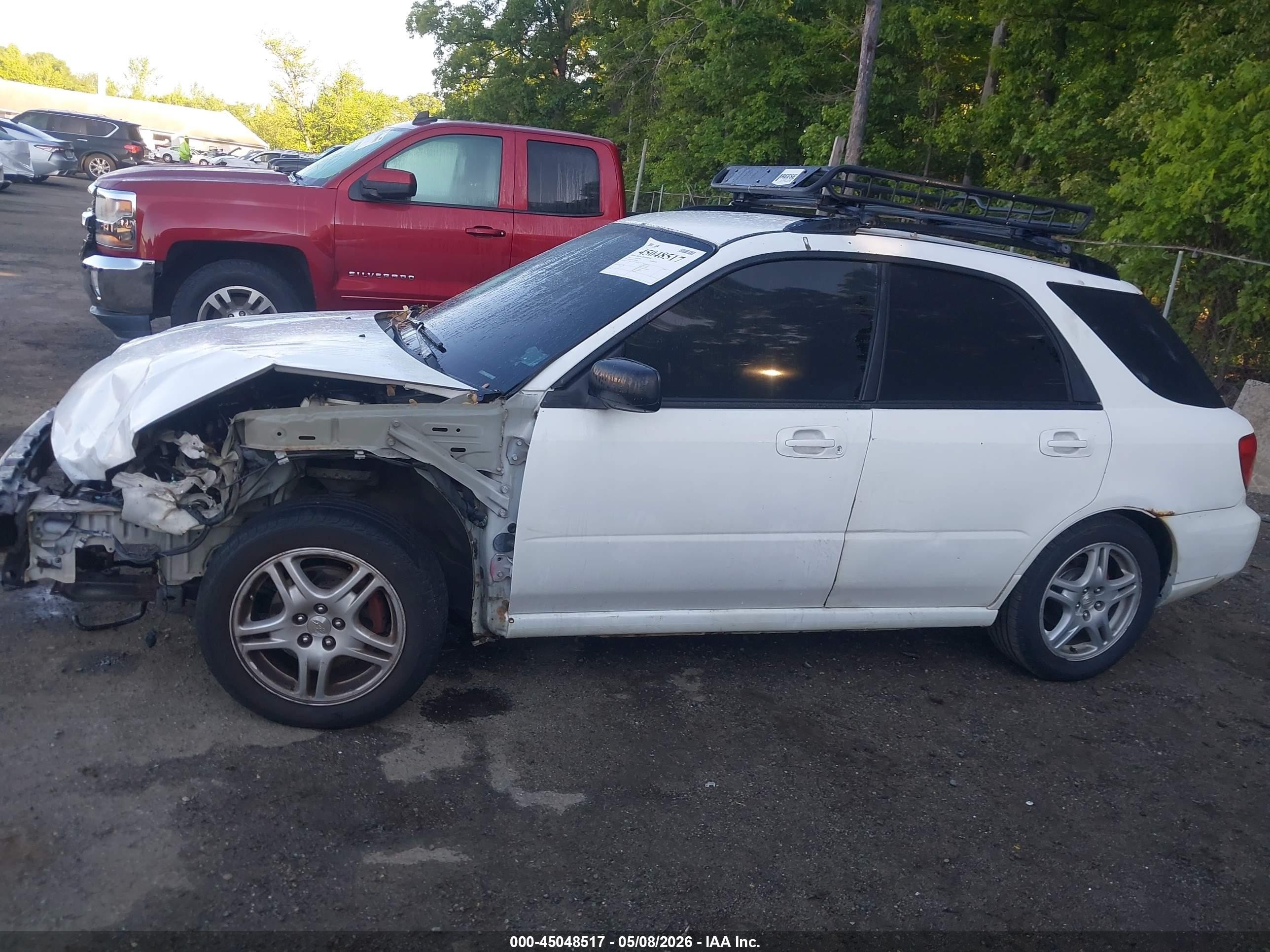 2005 Subaru Impreza 2.5rs Белый vin: JF1GG67555H804520