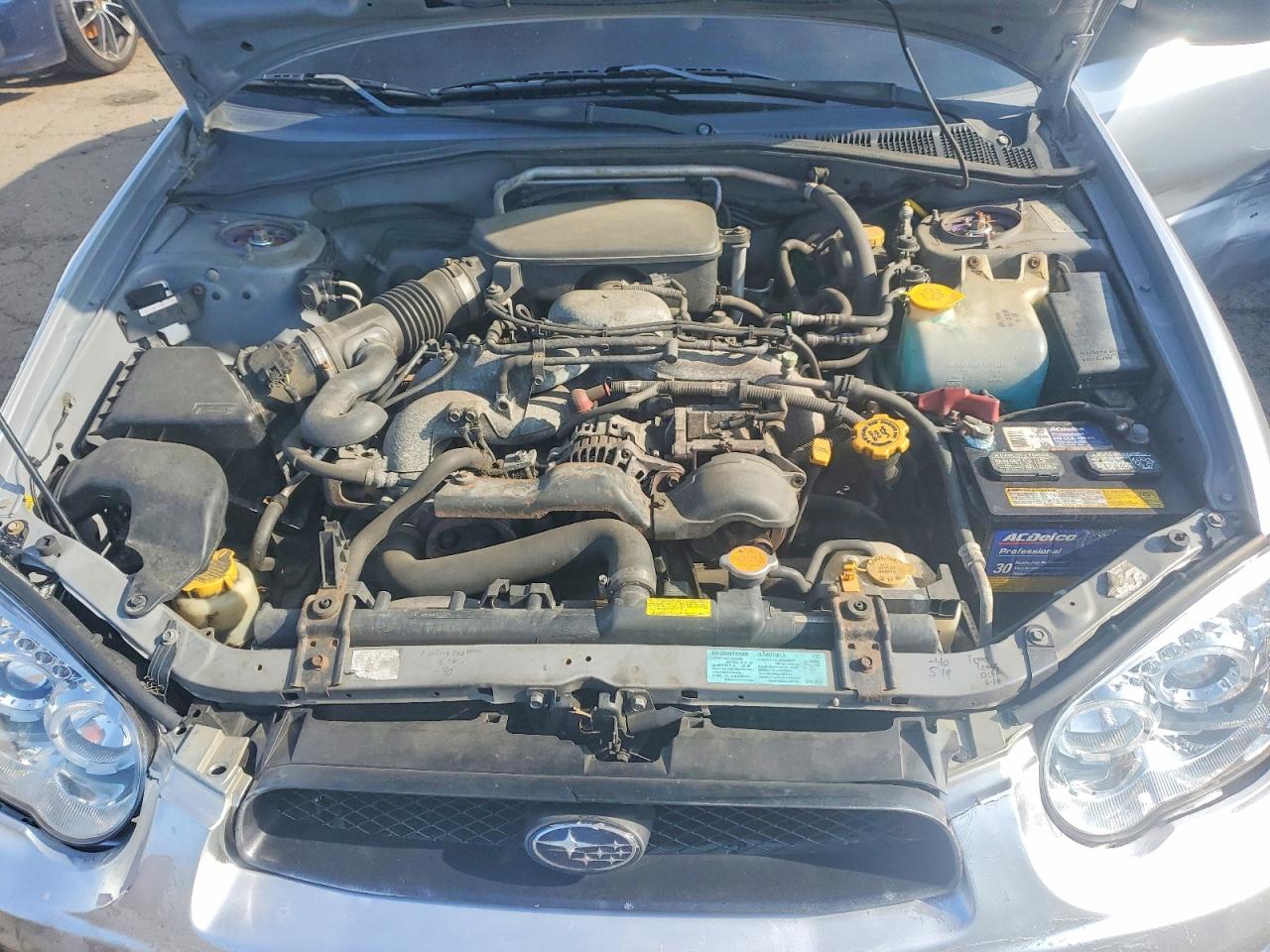 2005 Subaru Impreza Rs Silver vin: JF1GG67555H806025