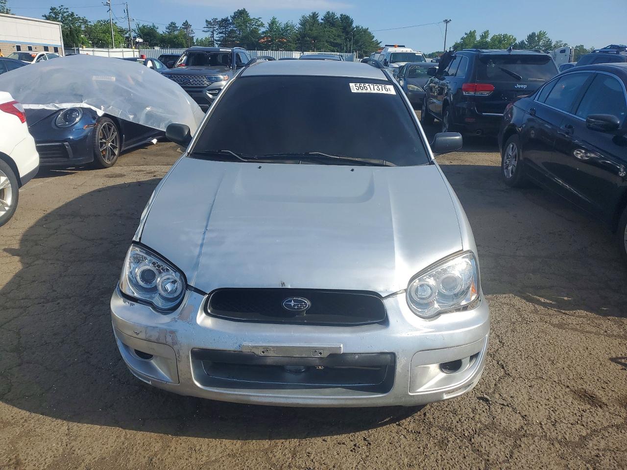 2005 Subaru Impreza Rs Silver vin: JF1GG67555H806025