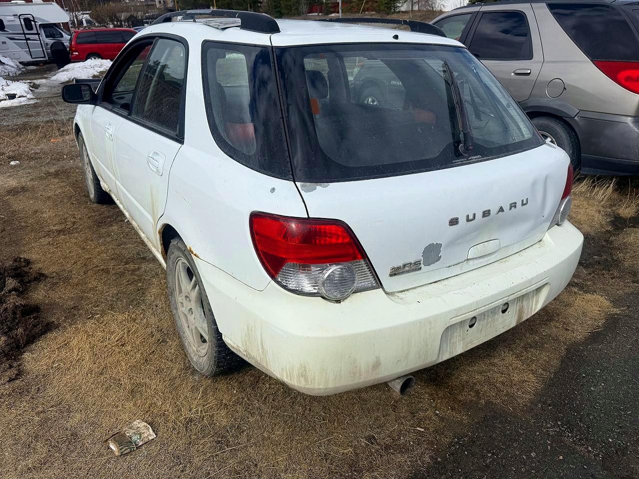 2005 Subaru Impreza Rs White vin: JF1GG67585H810053