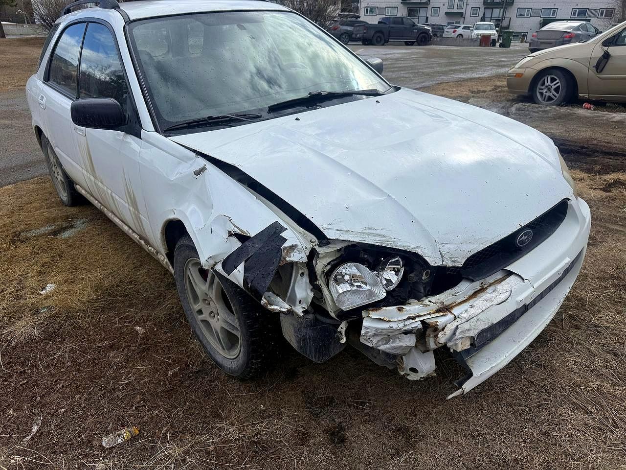 2005 Subaru Impreza Rs White vin: JF1GG67585H810053