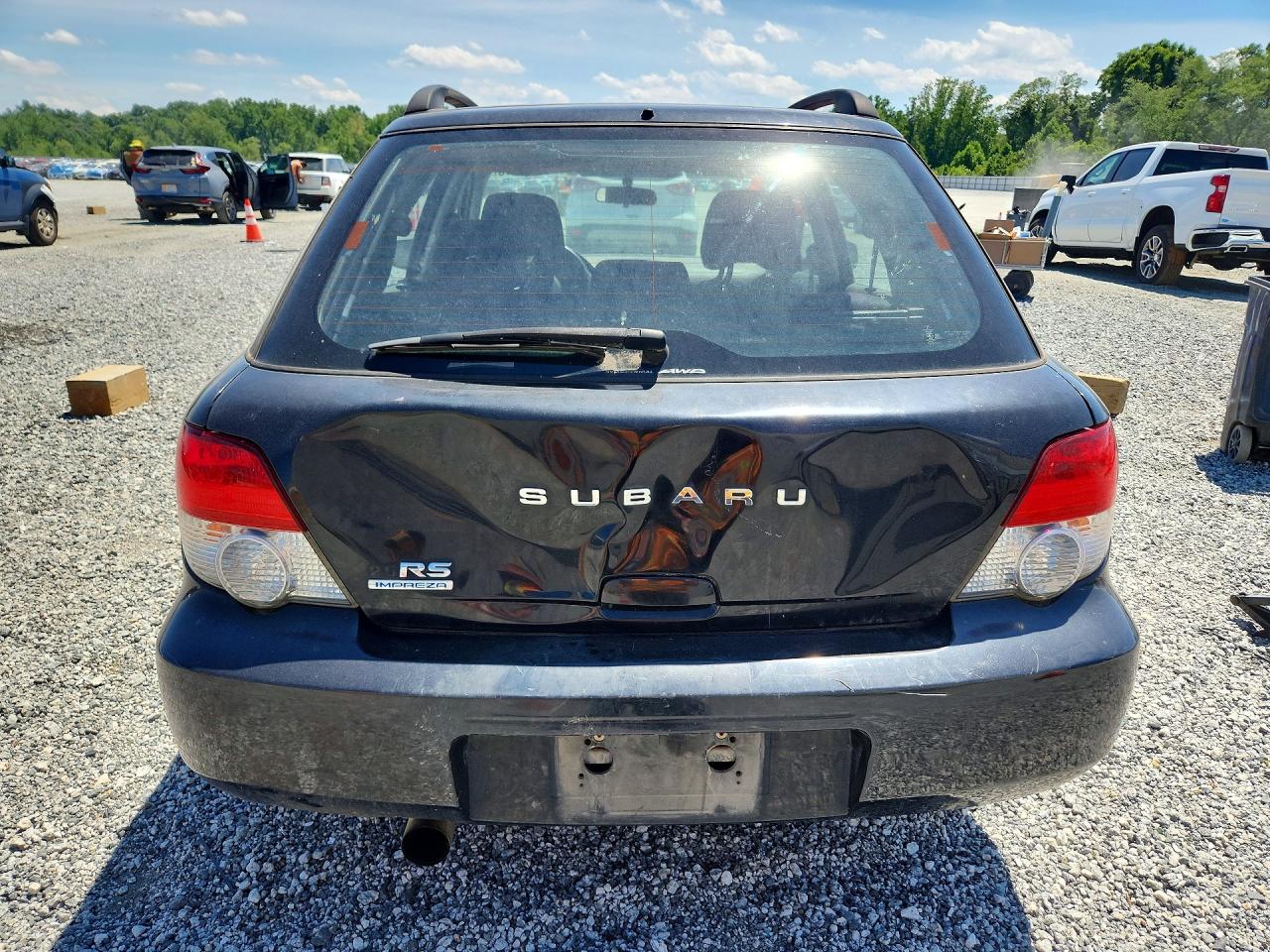 2005 Subaru Impreza Rs Black vin: JF1GG675X5G805474