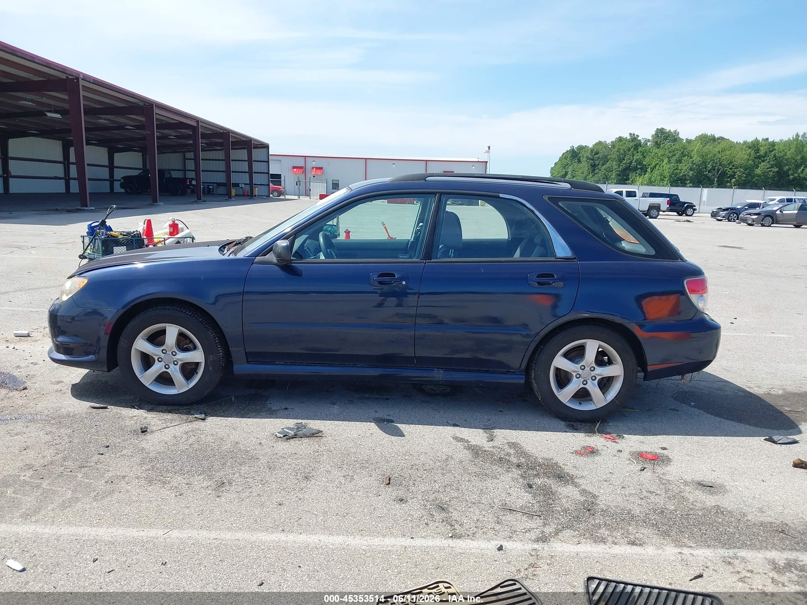 2006 Subaru Impreza 2.5i Blue vin: JF1GG67616H811605