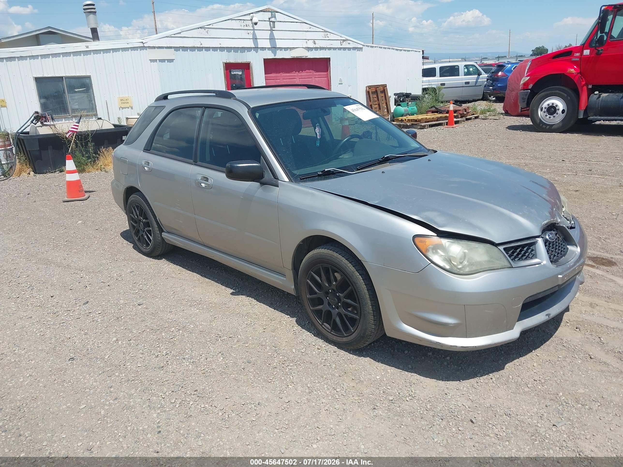 2006 Subaru Impreza 2.5i Silver vin: JF1GG67616H814312