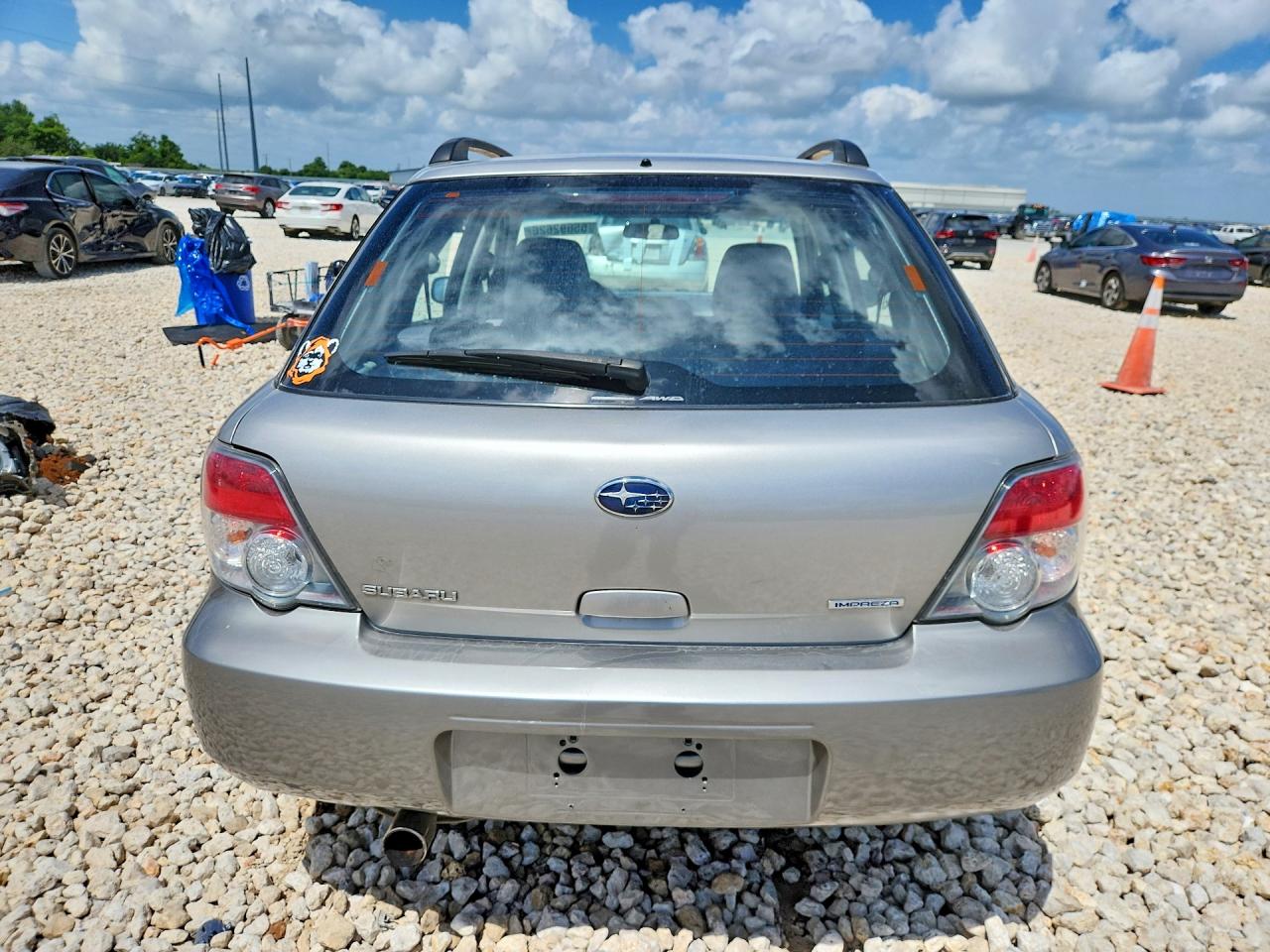 2006 Subaru Impreza 2.5i Sports Wagon Silver vin: JF1GG67616H820756