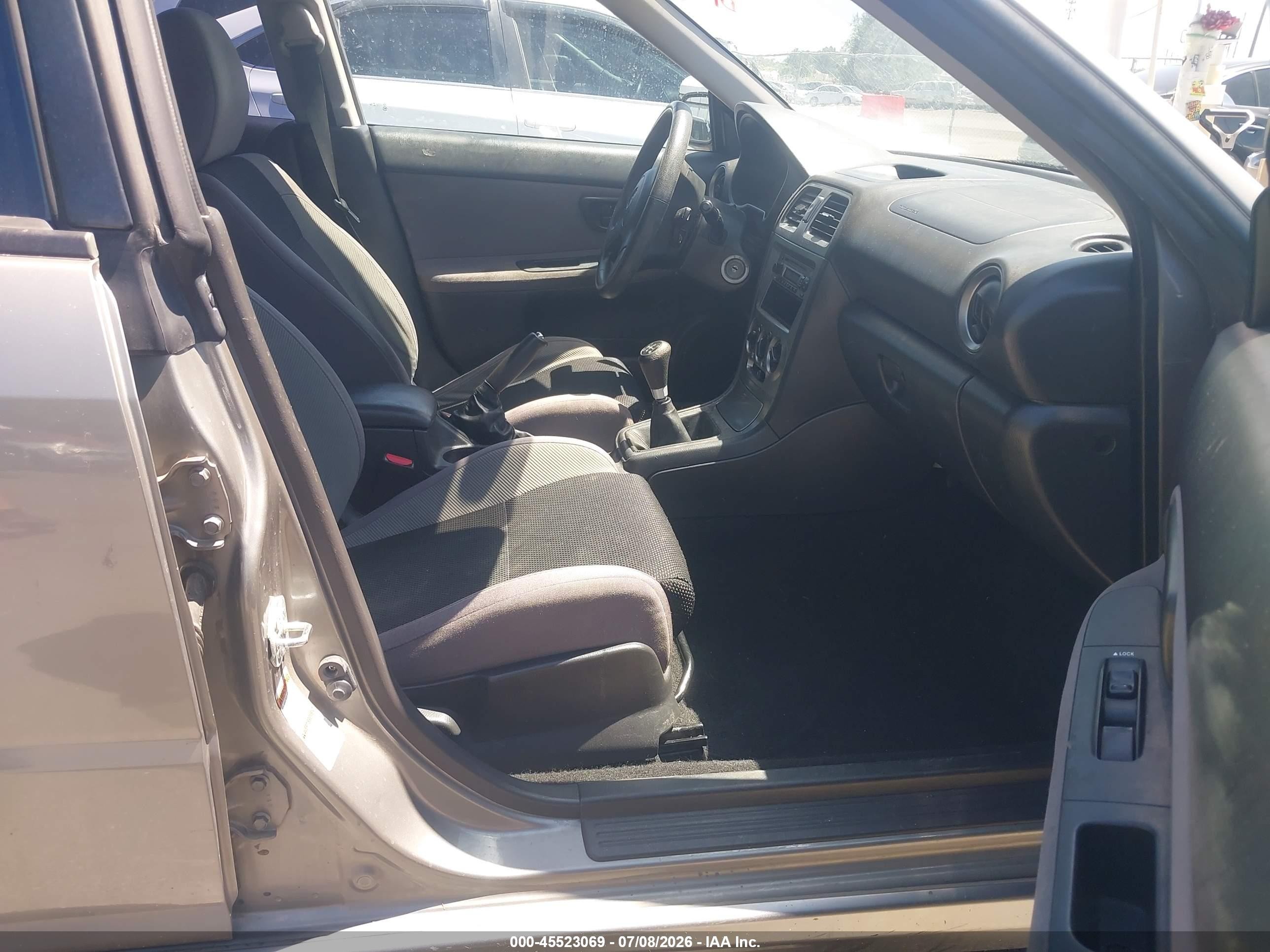 2006 Subaru Impreza 2.5i Gold vin: JF1GG67646G819431