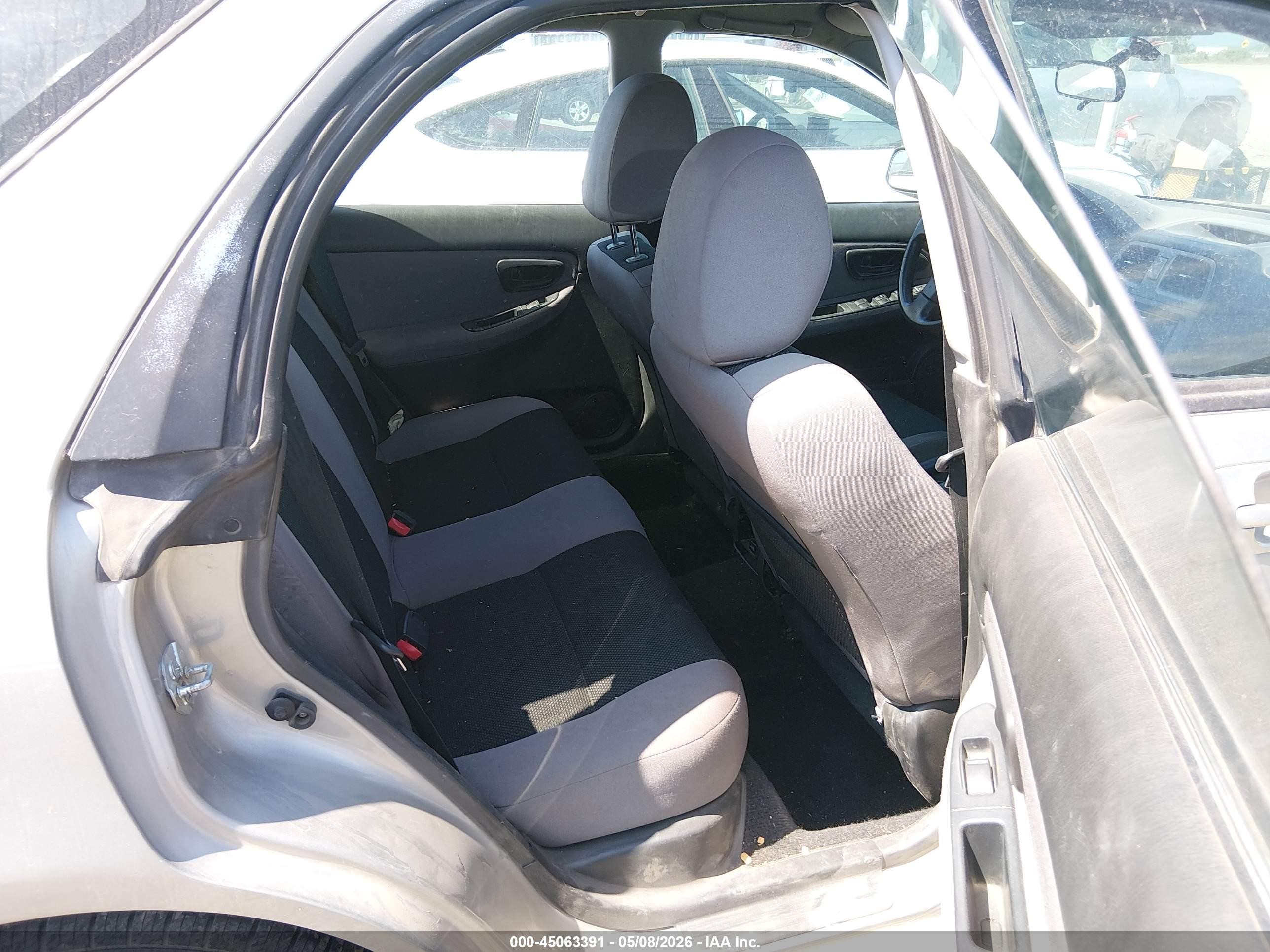 2006 Subaru Impreza 2.5i Silver vin: JF1GG67656H811591
