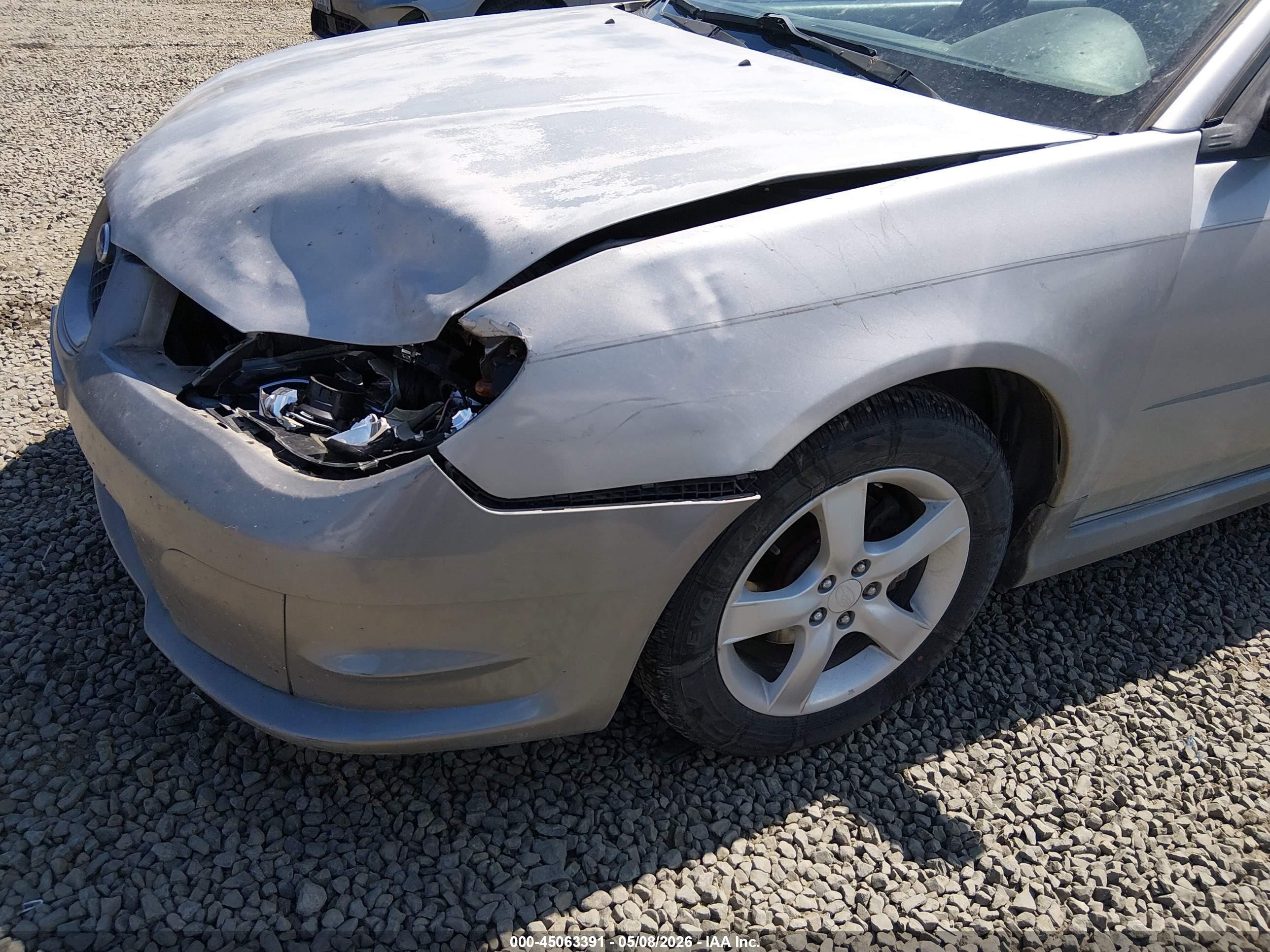 2006 Subaru Impreza 2.5i Silver vin: JF1GG67656H811591