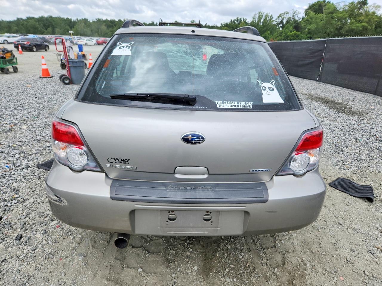 2006 Subaru Impreza 2.5i Sports Wagon Beige vin: JF1GG67676H801239