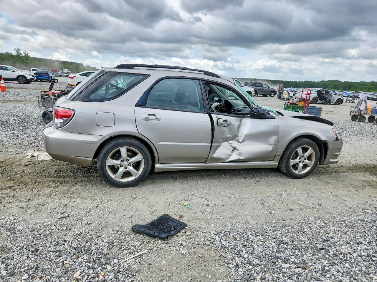 2006 Subaru Impreza 2.5i Sports Wagon Beige vin: JF1GG67676H801239