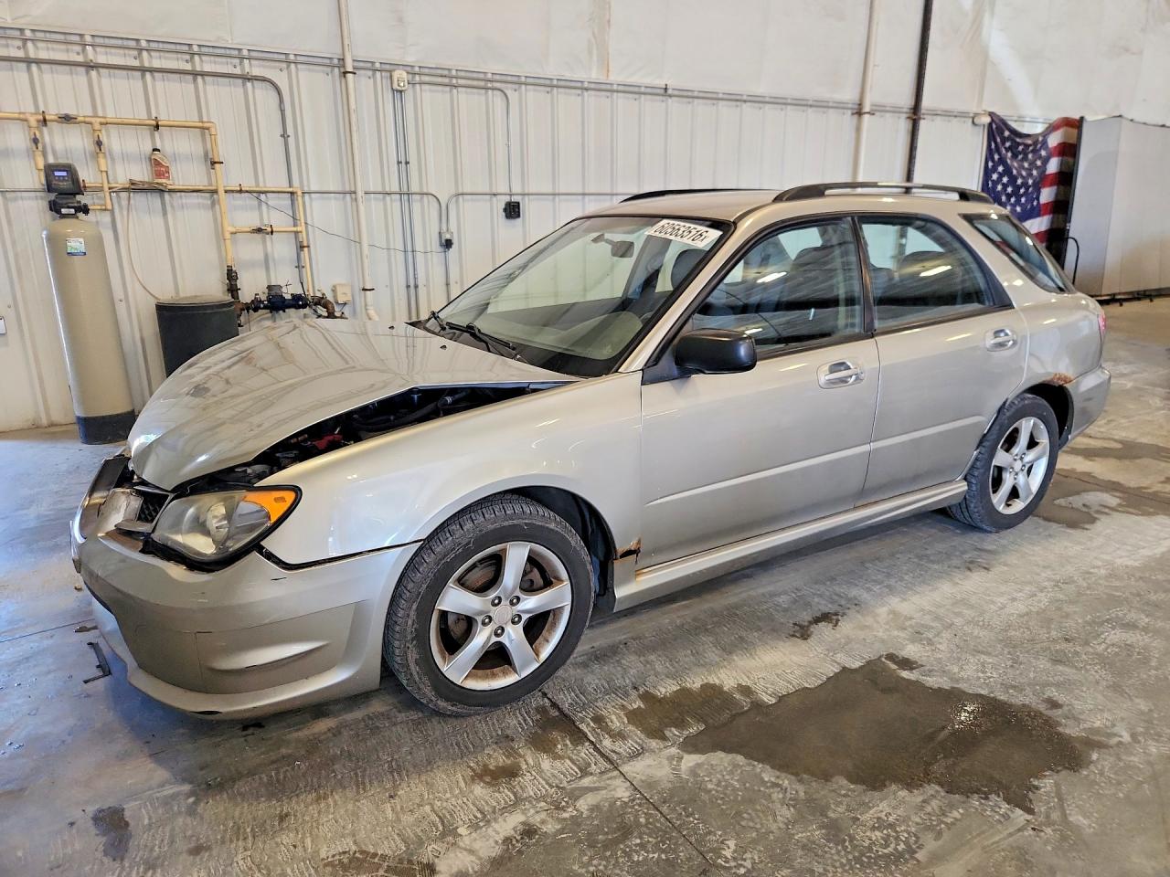 2006 Subaru Impreza 2.5i Sports Wagon Silver vin: JF1GG67676H809163