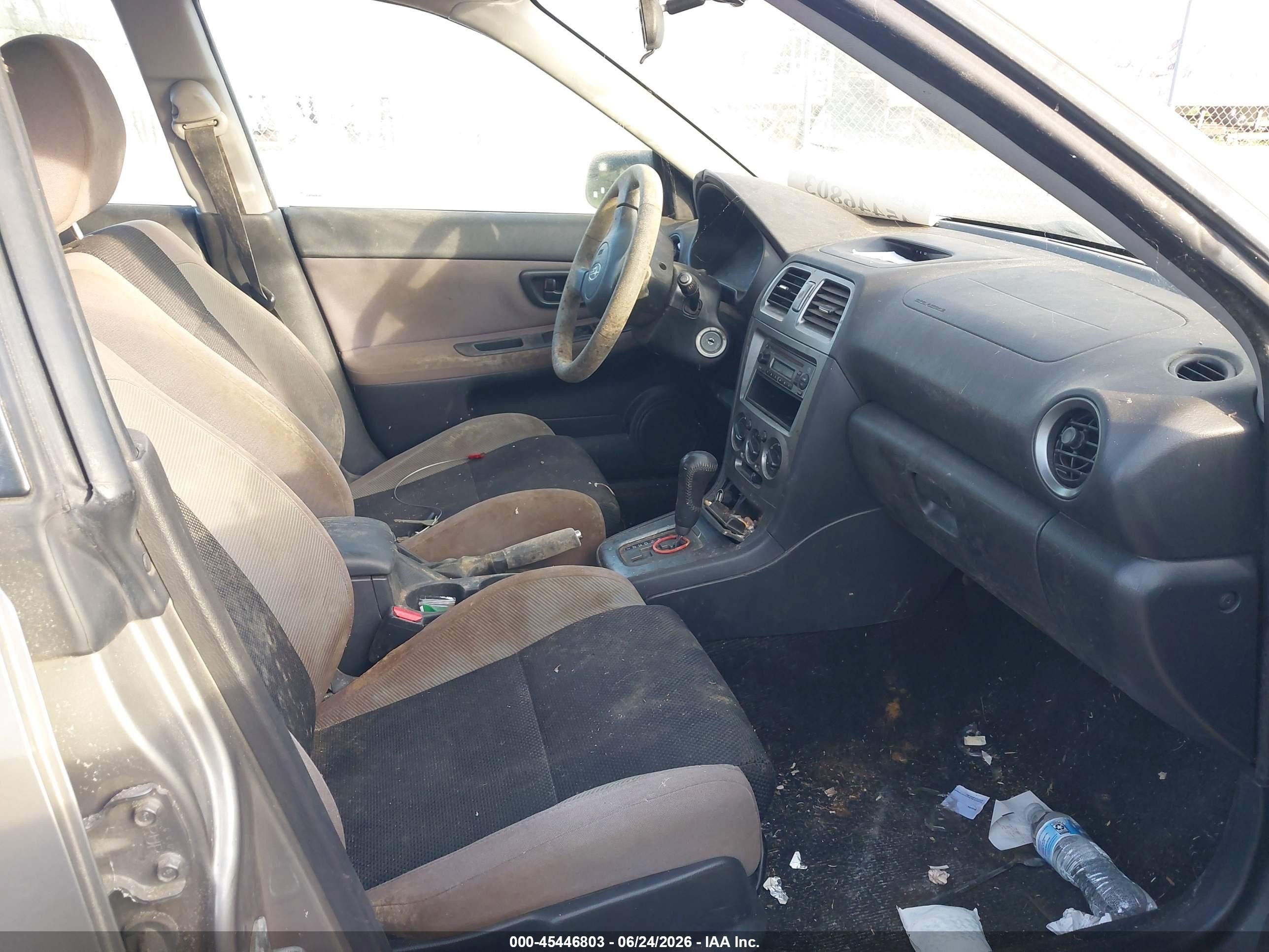 2006 Subaru Impreza 2.5i Silver vin: JF1GG67676H821698