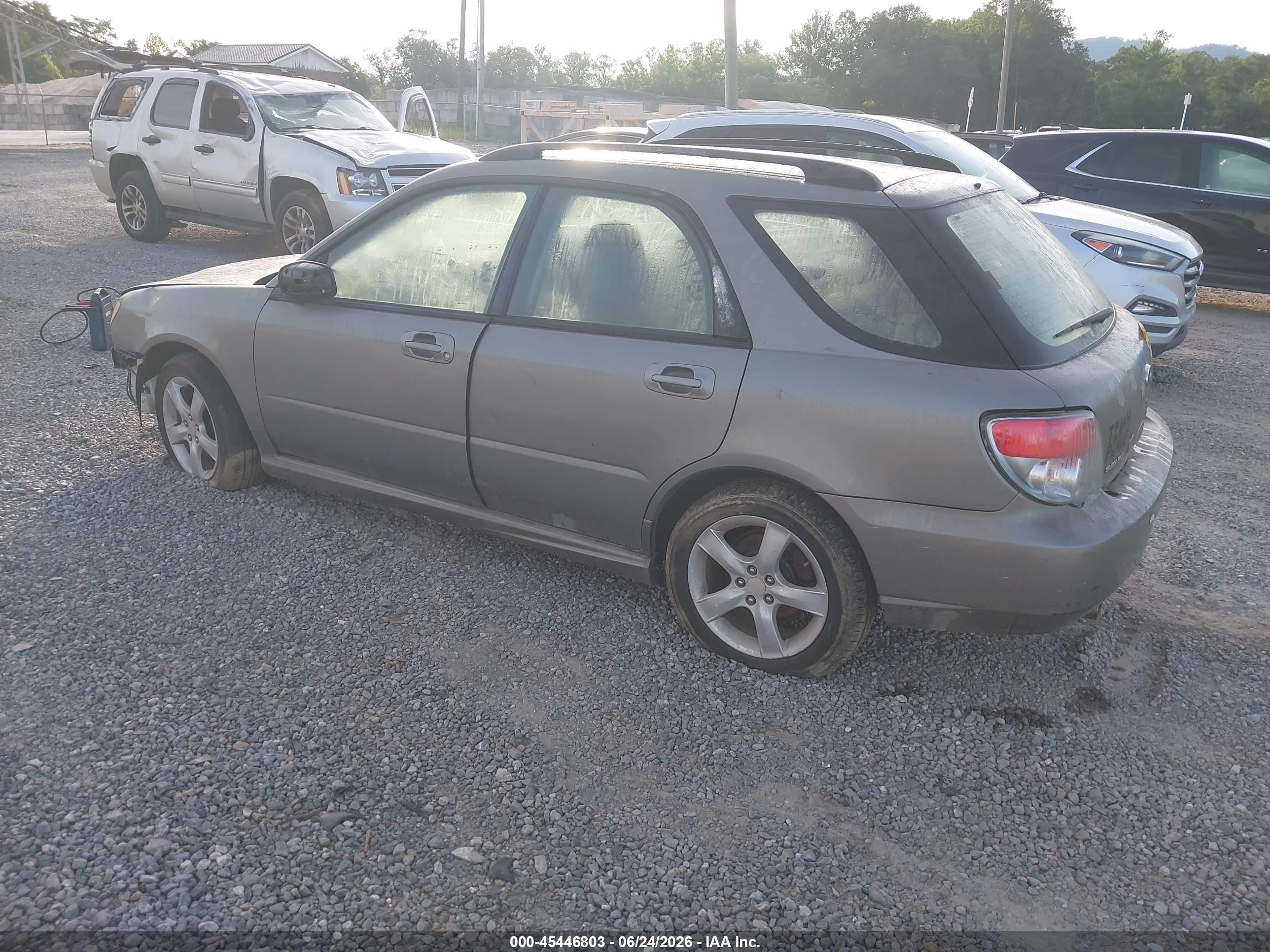 2006 Subaru Impreza 2.5i Silver vin: JF1GG67676H821698