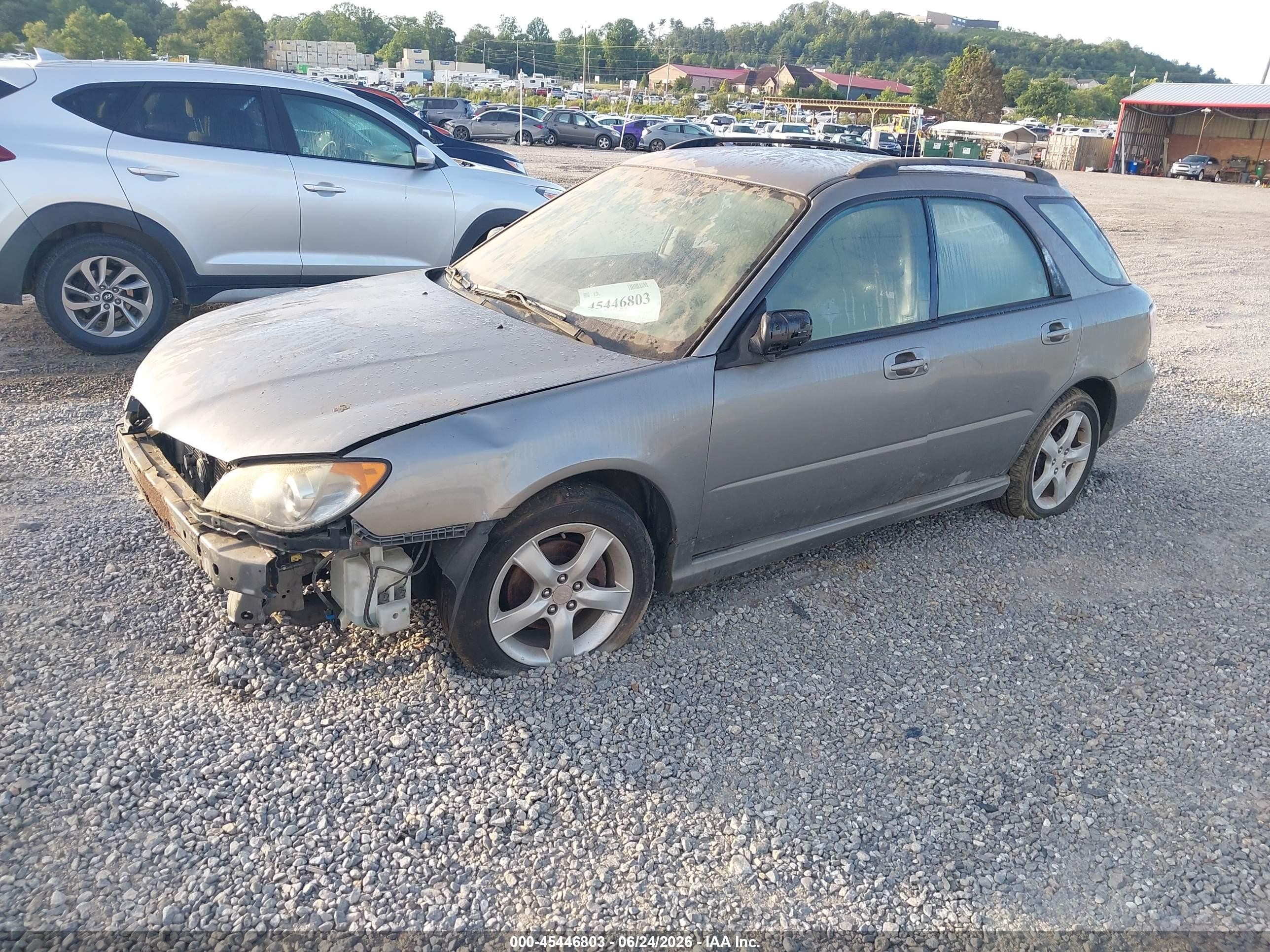 2006 Subaru Impreza 2.5i Silver vin: JF1GG67676H821698