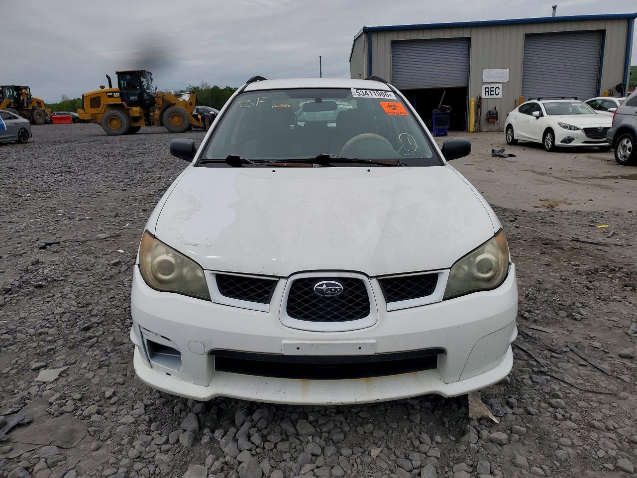 2006 Subaru Impreza 2.5i Sports Wagon White vin: JF1GG67686H812105