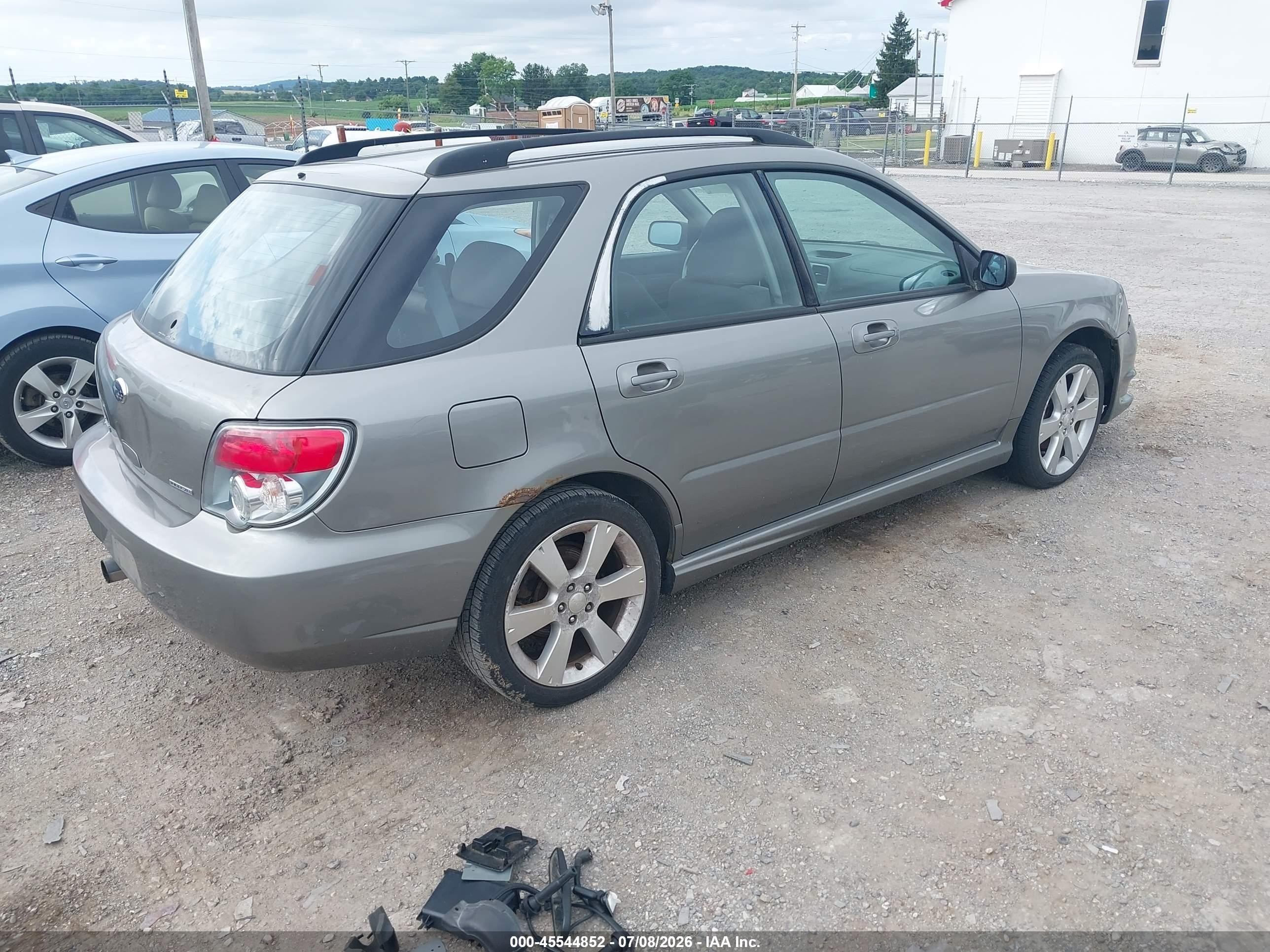 2006 Subaru Impreza 2.5i Silver vin: JF1GG67696G805881