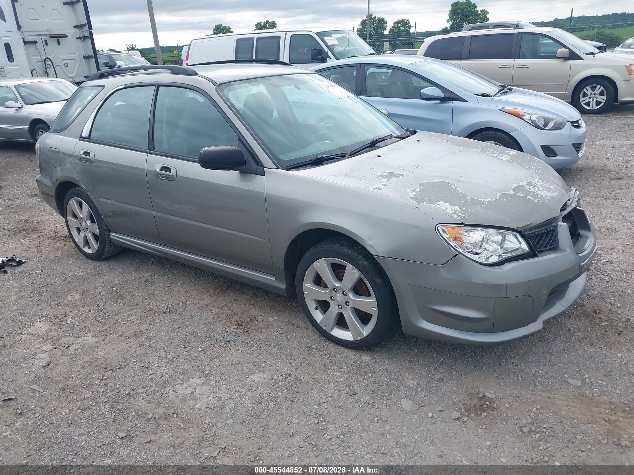 2006 Subaru Impreza 2.5i Silver vin: JF1GG67696G805881