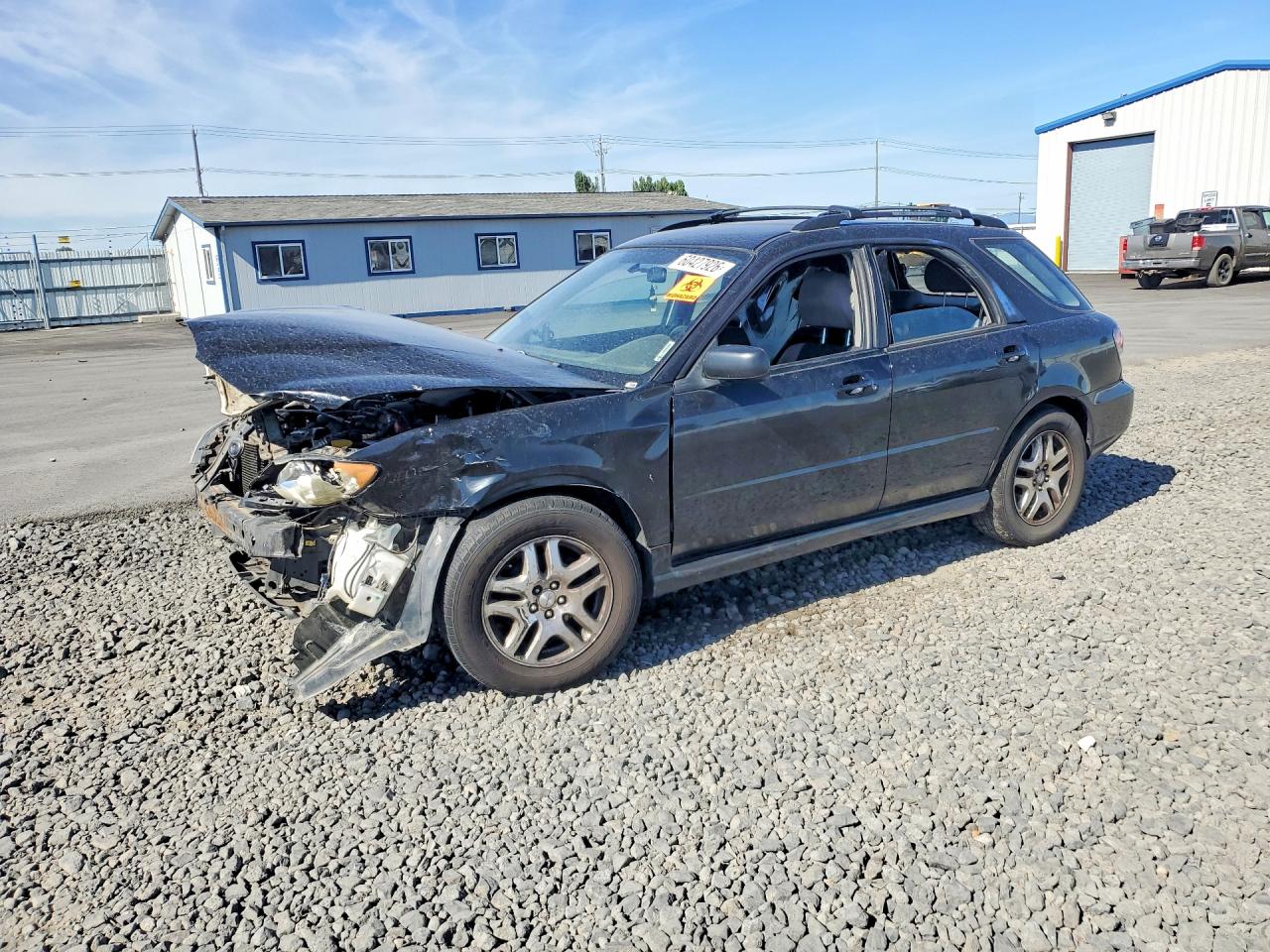 2006 Subaru Impreza 2.5i Sports Wagon Black vin: JF1GG67696H816535
