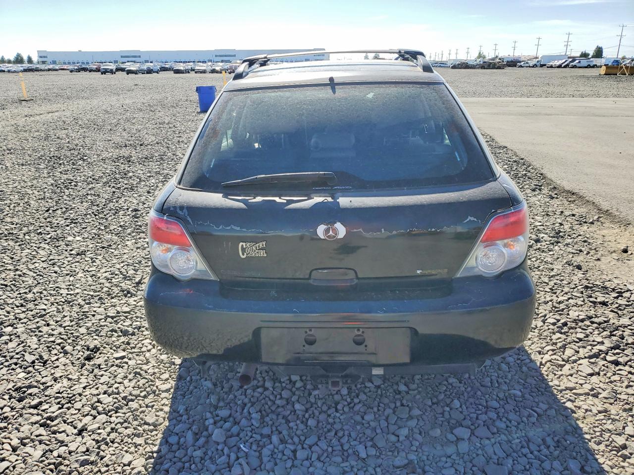 2006 Subaru Impreza 2.5i Sports Wagon Black vin: JF1GG67696H816535