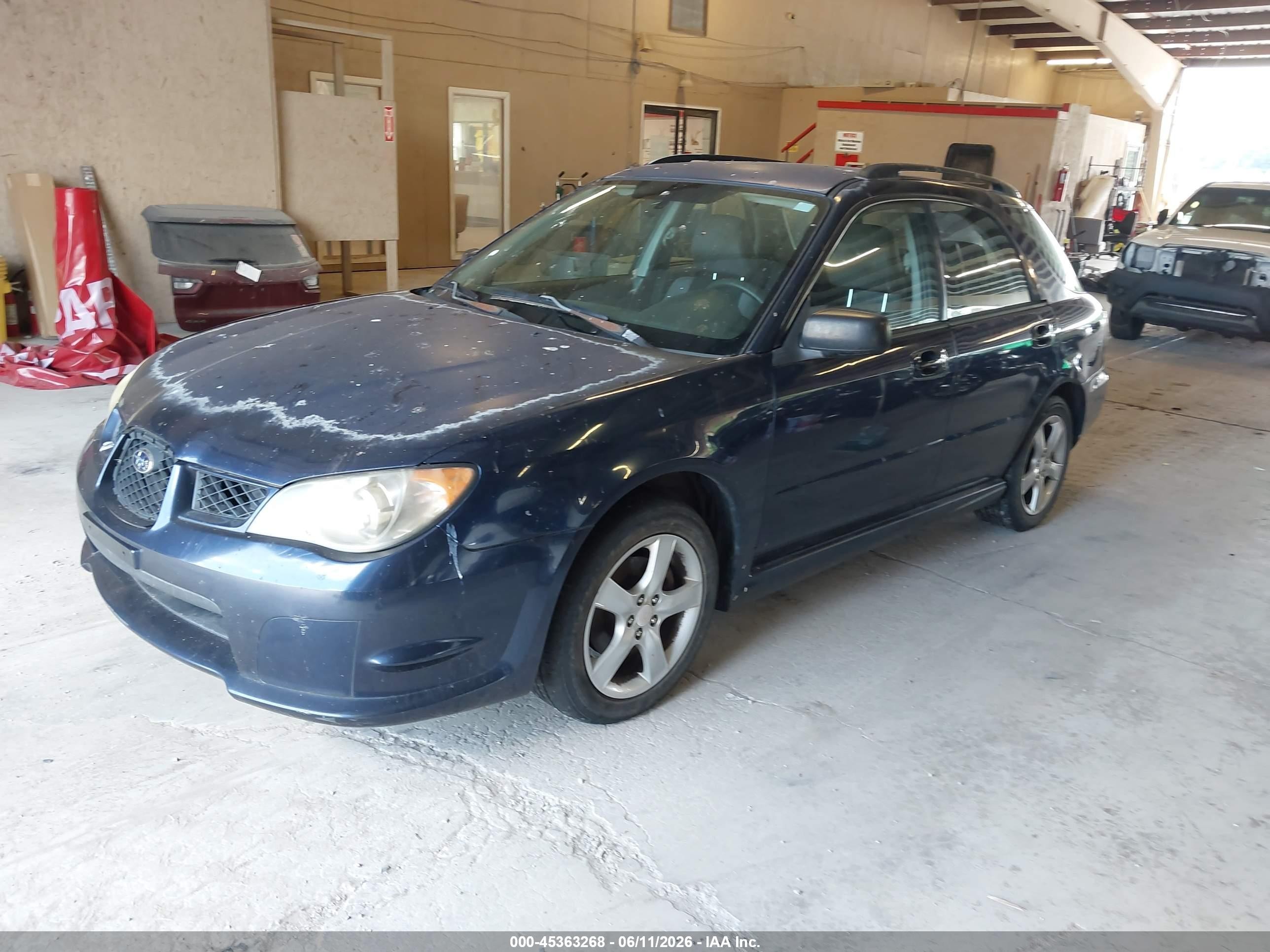 2006 Subaru Impreza 2.5i Синий vin: JF1GG676X6H802966