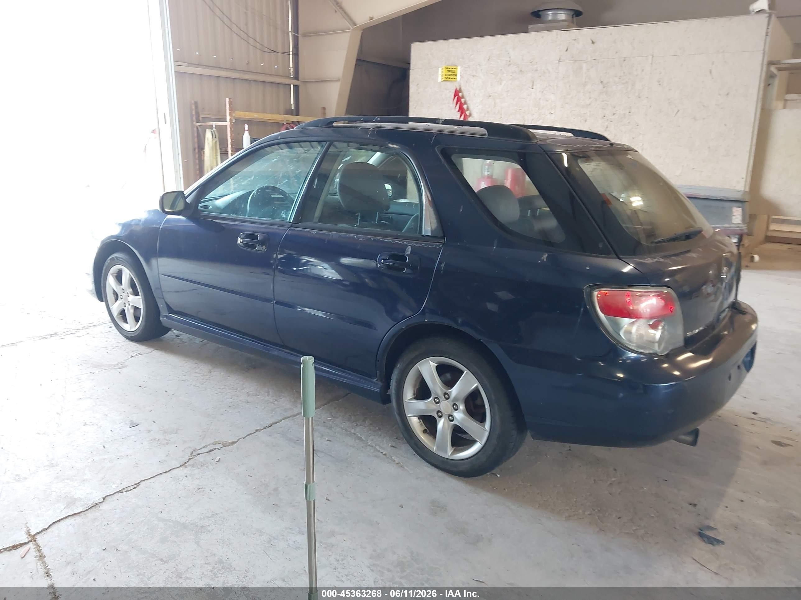 2006 Subaru Impreza 2.5i Синий vin: JF1GG676X6H802966