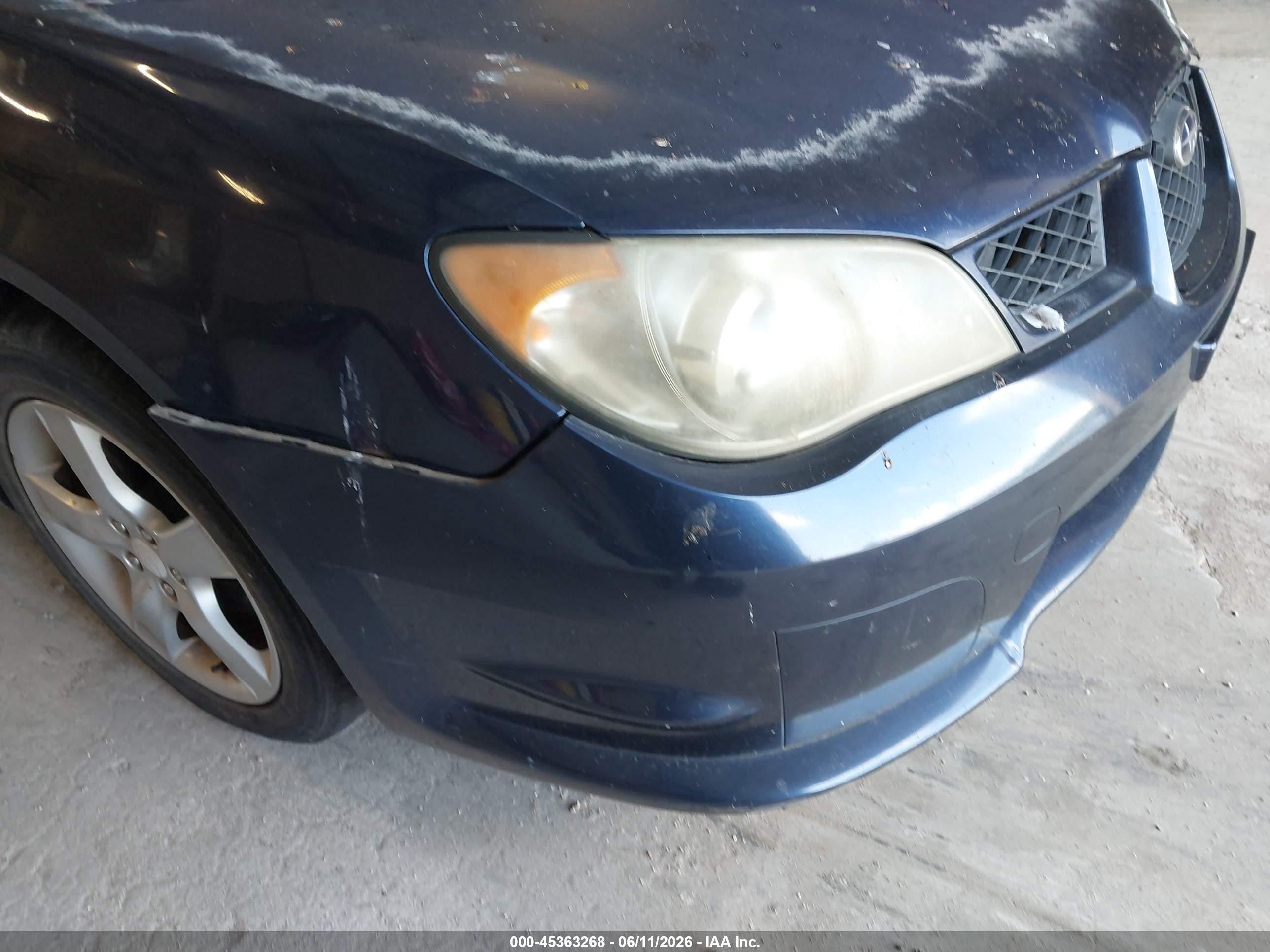 2006 Subaru Impreza 2.5i Синий vin: JF1GG676X6H802966