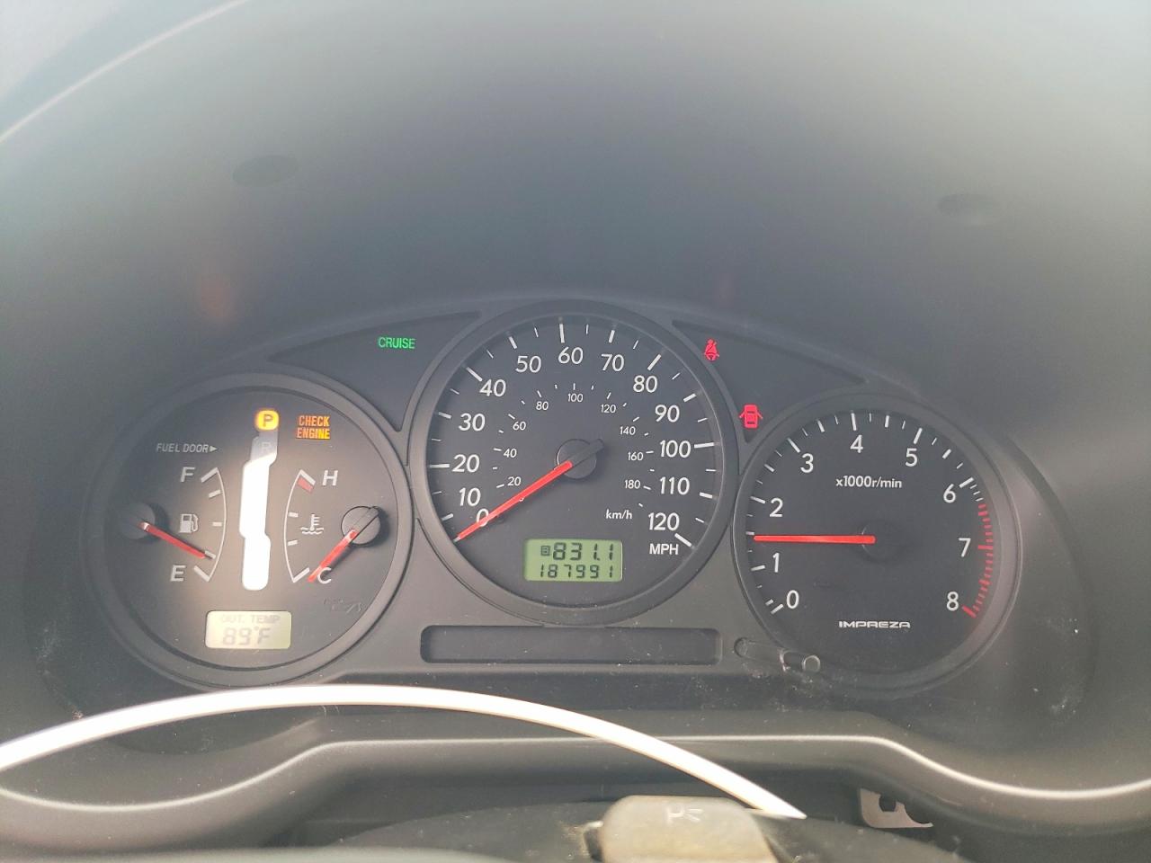 2006 Subaru Impreza 2.5i Sports Wagon Silver vin: JF1GG676X6H809819