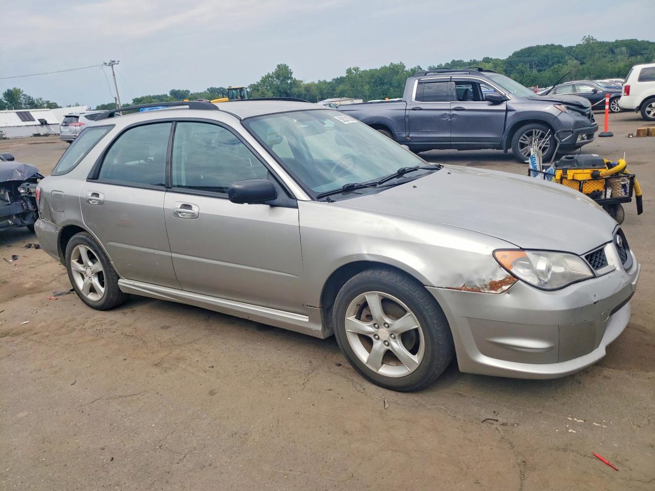 2006 Subaru Impreza 2.5i Sports Wagon Silver vin: JF1GG676X6H809819