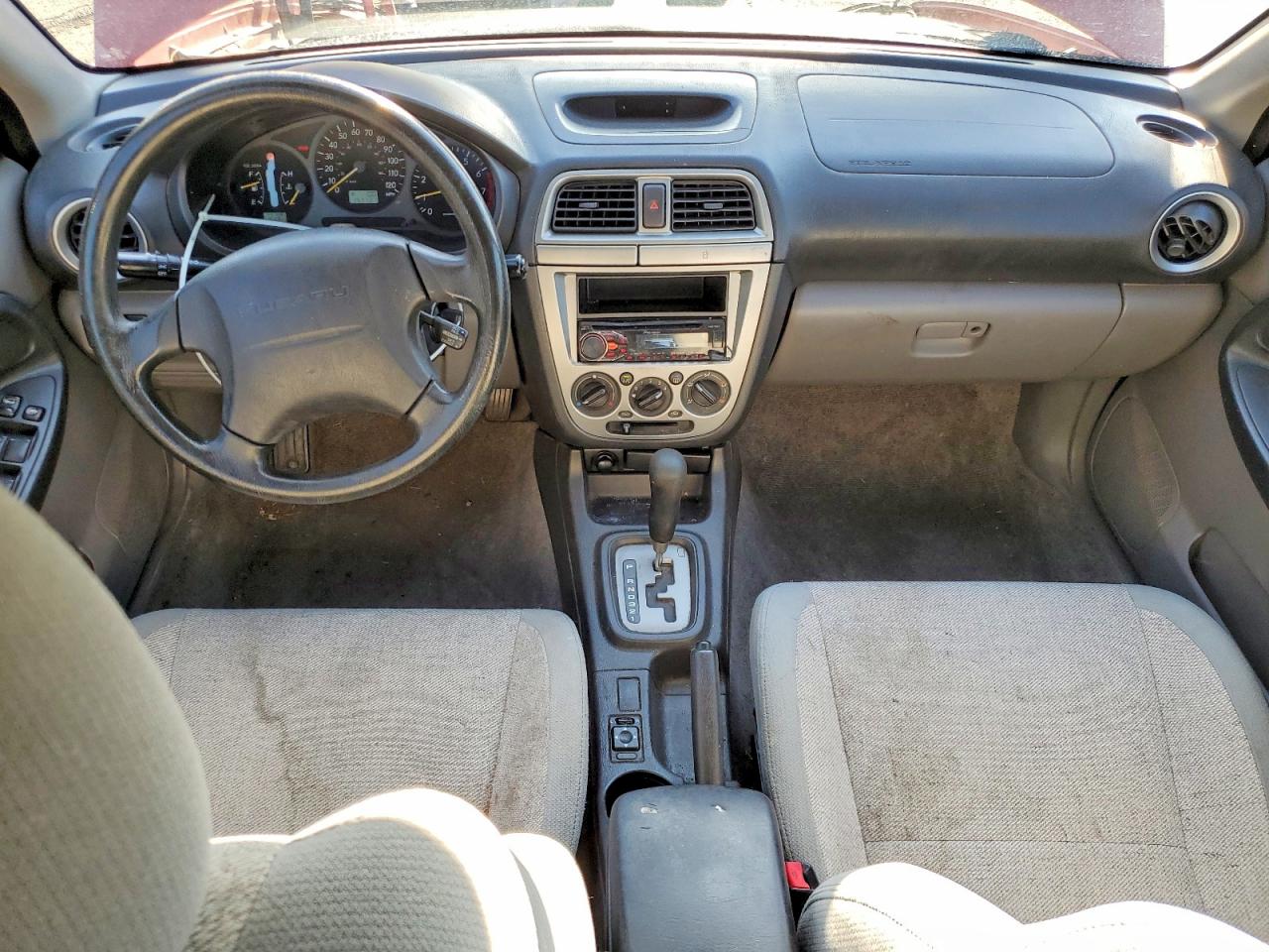 2002 Subaru Impreza Outback Sport Бордовый vin: JF1GG68502H804368