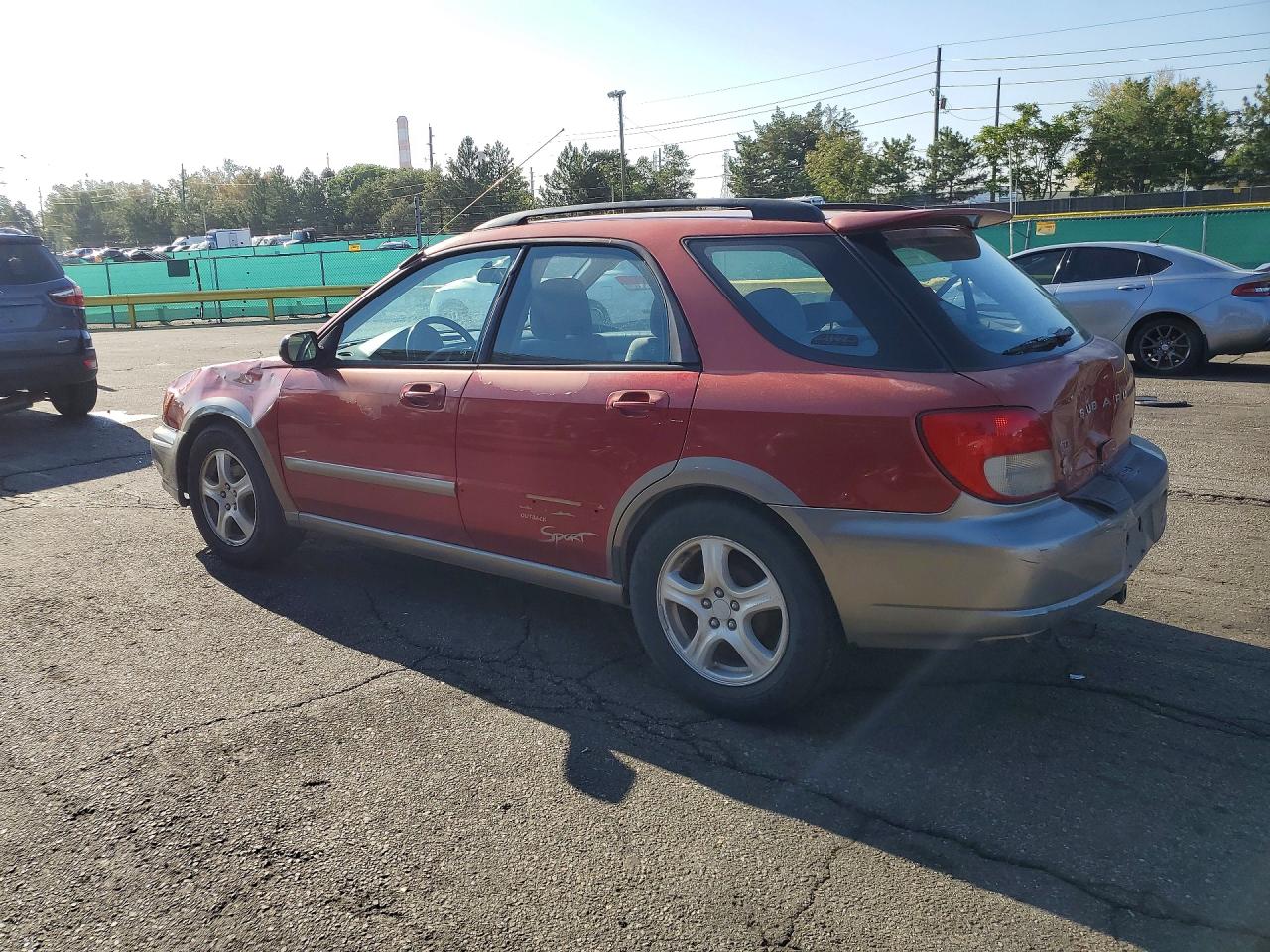 2002 Subaru Impreza Outback Sport Бордовый vin: JF1GG68502H804368