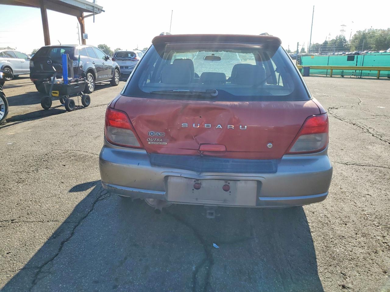 2002 Subaru Impreza Outback Sport Бордовый vin: JF1GG68502H804368