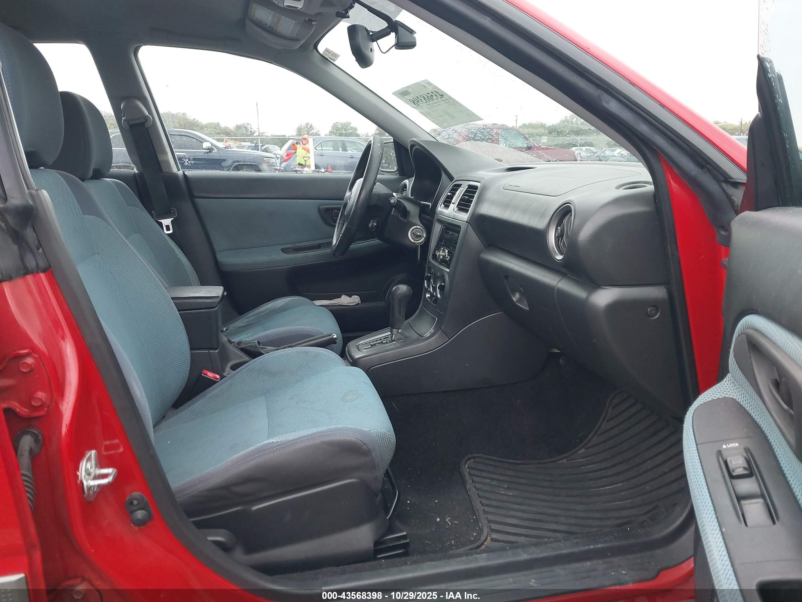 2005 Subaru Impreza Outback Sport Base W/special Edition Red vin: JF1GG68505H804584