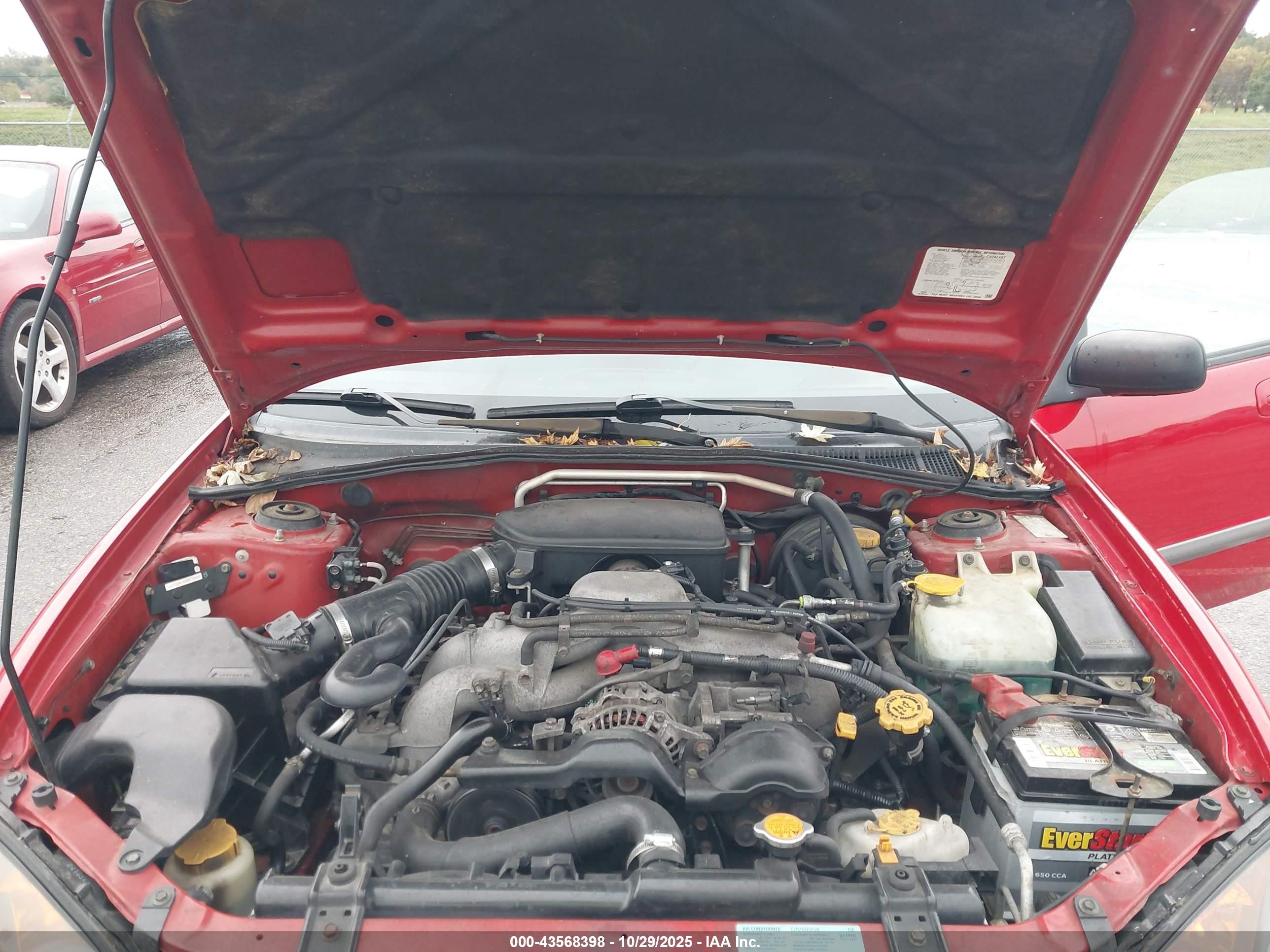2005 Subaru Impreza Outback Sport Base W/special Edition Red vin: JF1GG68505H804584