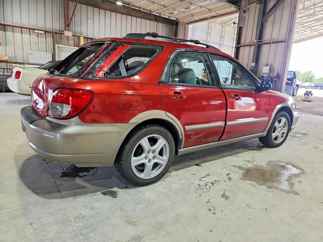 2002 Subaru Impreza Outback Sport Бордовый vin: JF1GG68512G825638