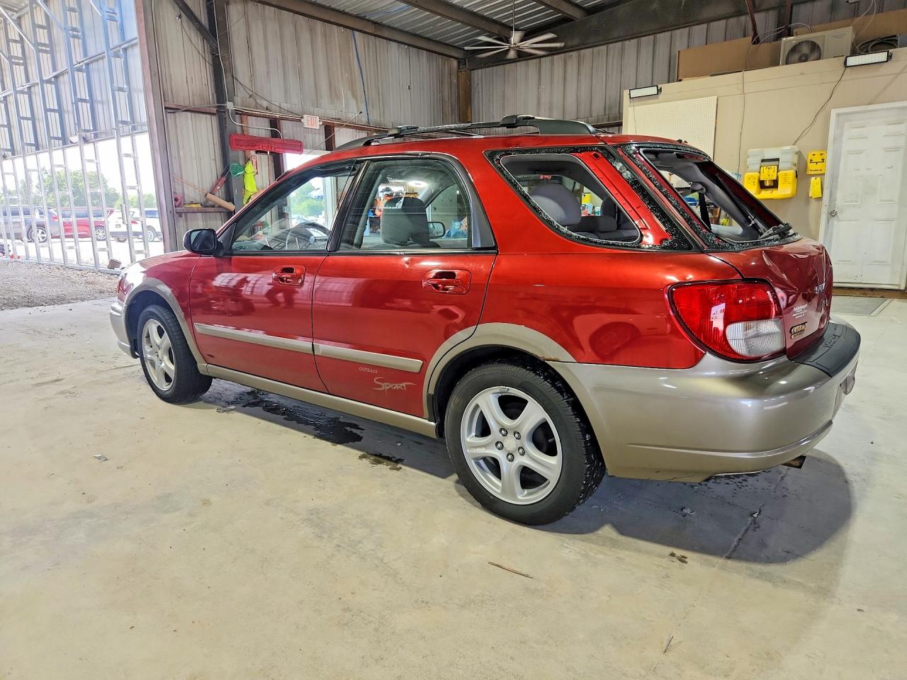2002 Subaru Impreza Outback Sport Бордовый vin: JF1GG68512G825638