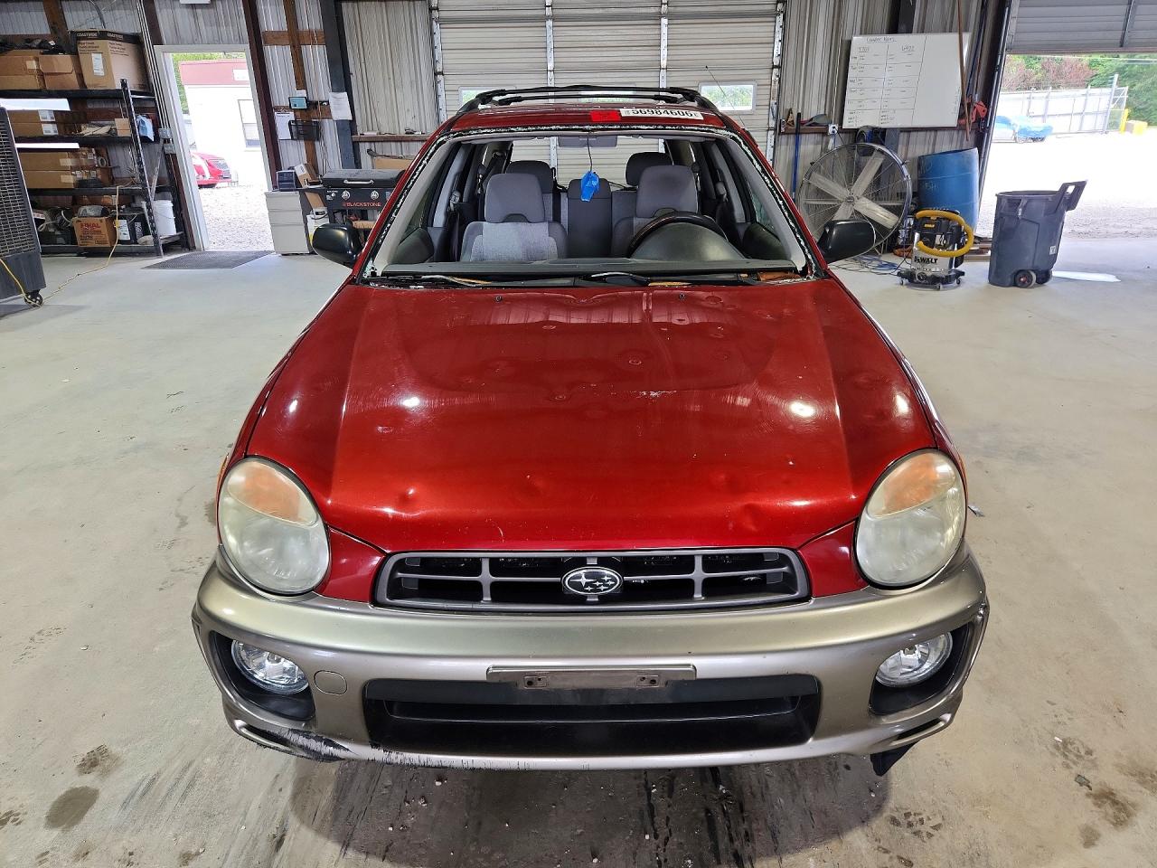 2002 Subaru Impreza Outback Sport Бордовый vin: JF1GG68512G825638