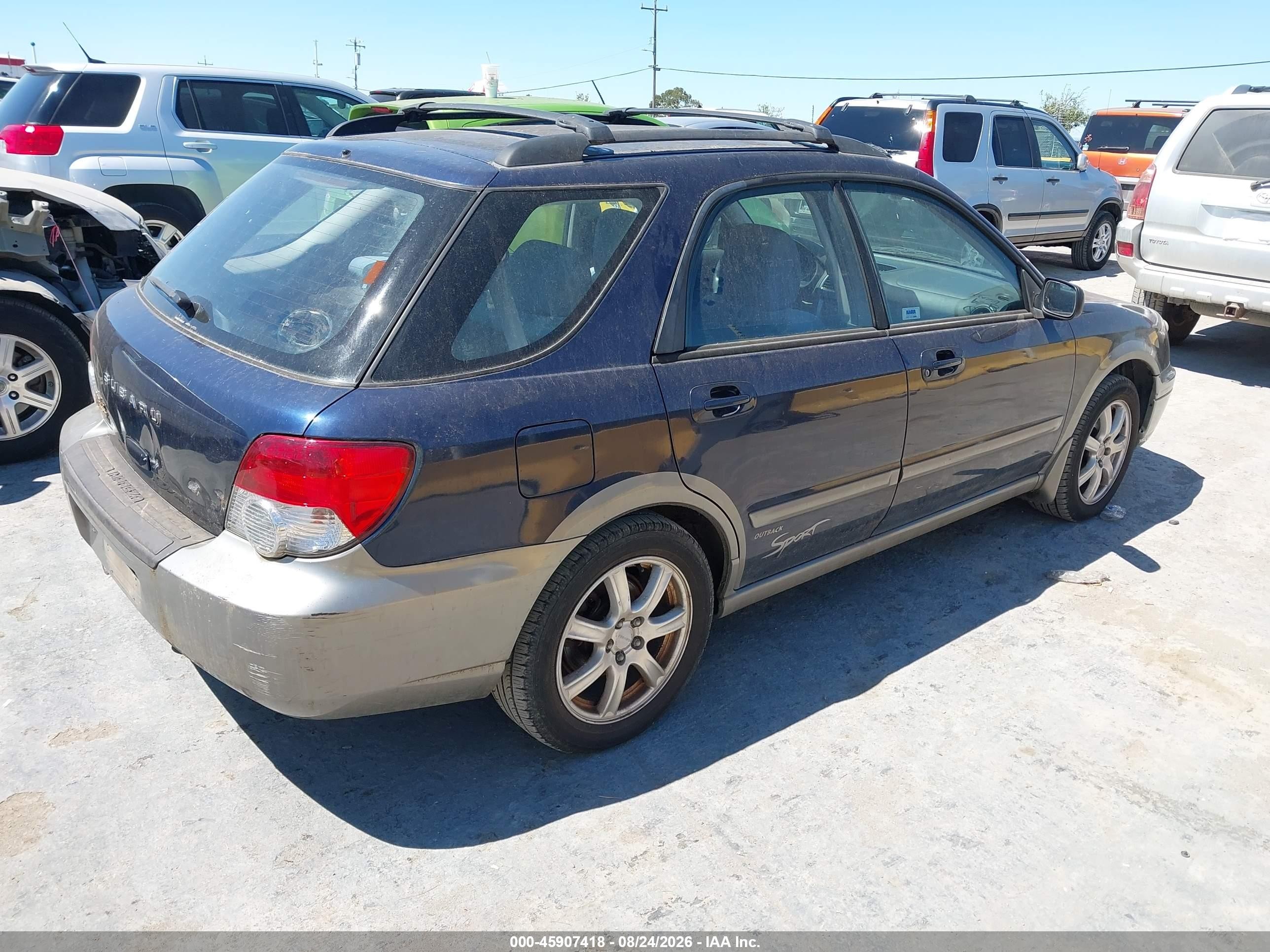 2005 Subaru Impreza Outback Sport Base W/special Edition Blue vin: JF1GG68515H803489