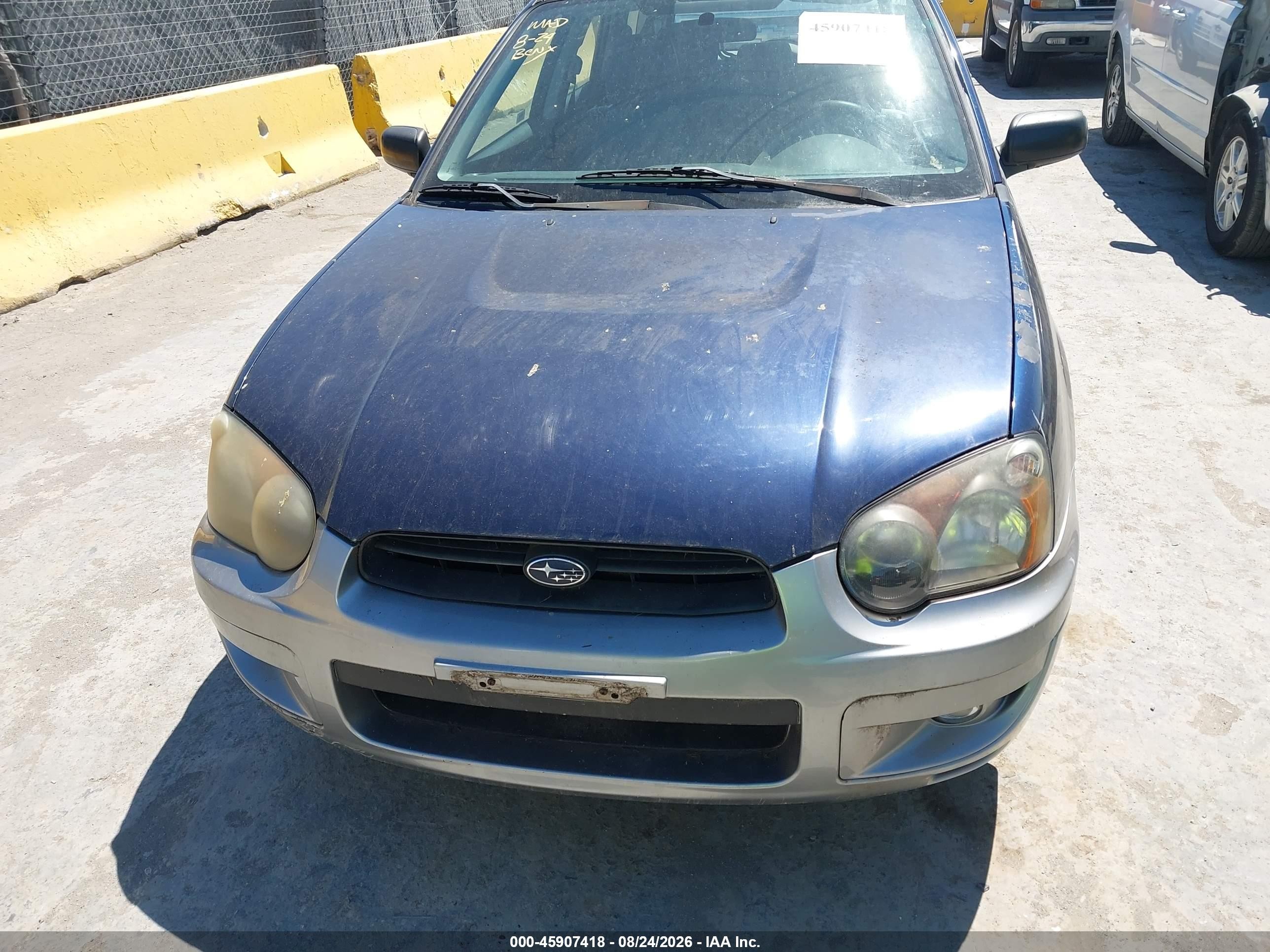 2005 Subaru Impreza Outback Sport Base W/special Edition Blue vin: JF1GG68515H803489