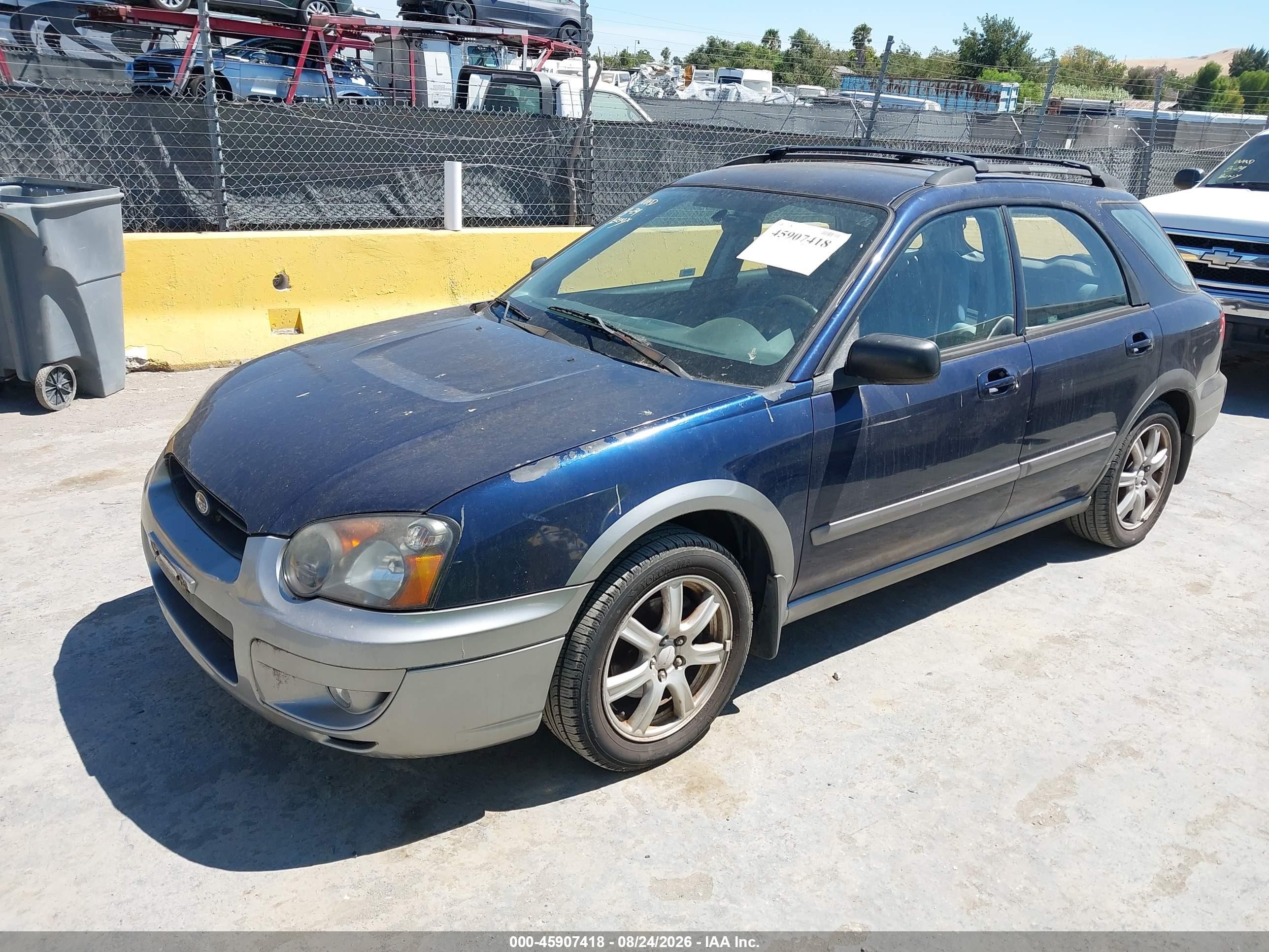 2005 Subaru Impreza Outback Sport Base W/special Edition Blue vin: JF1GG68515H803489